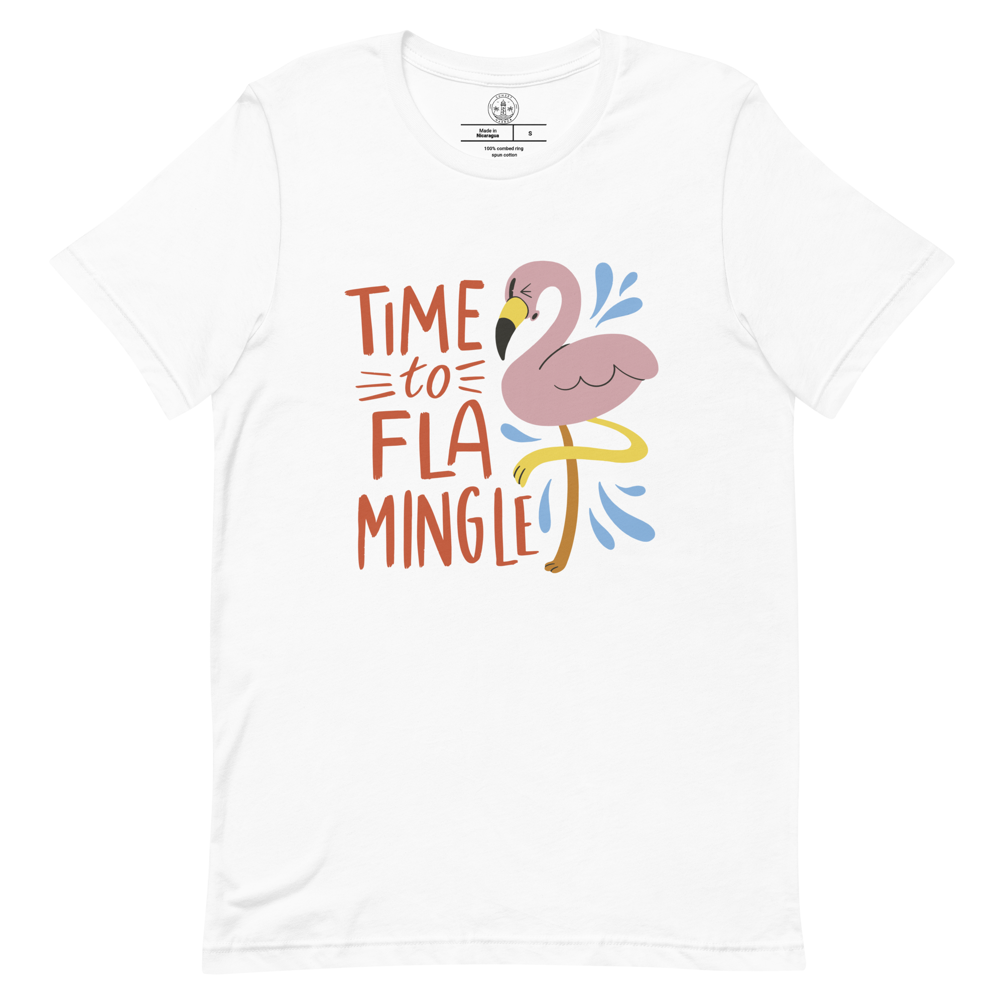 Womens t-shirt - Time to Flamingle