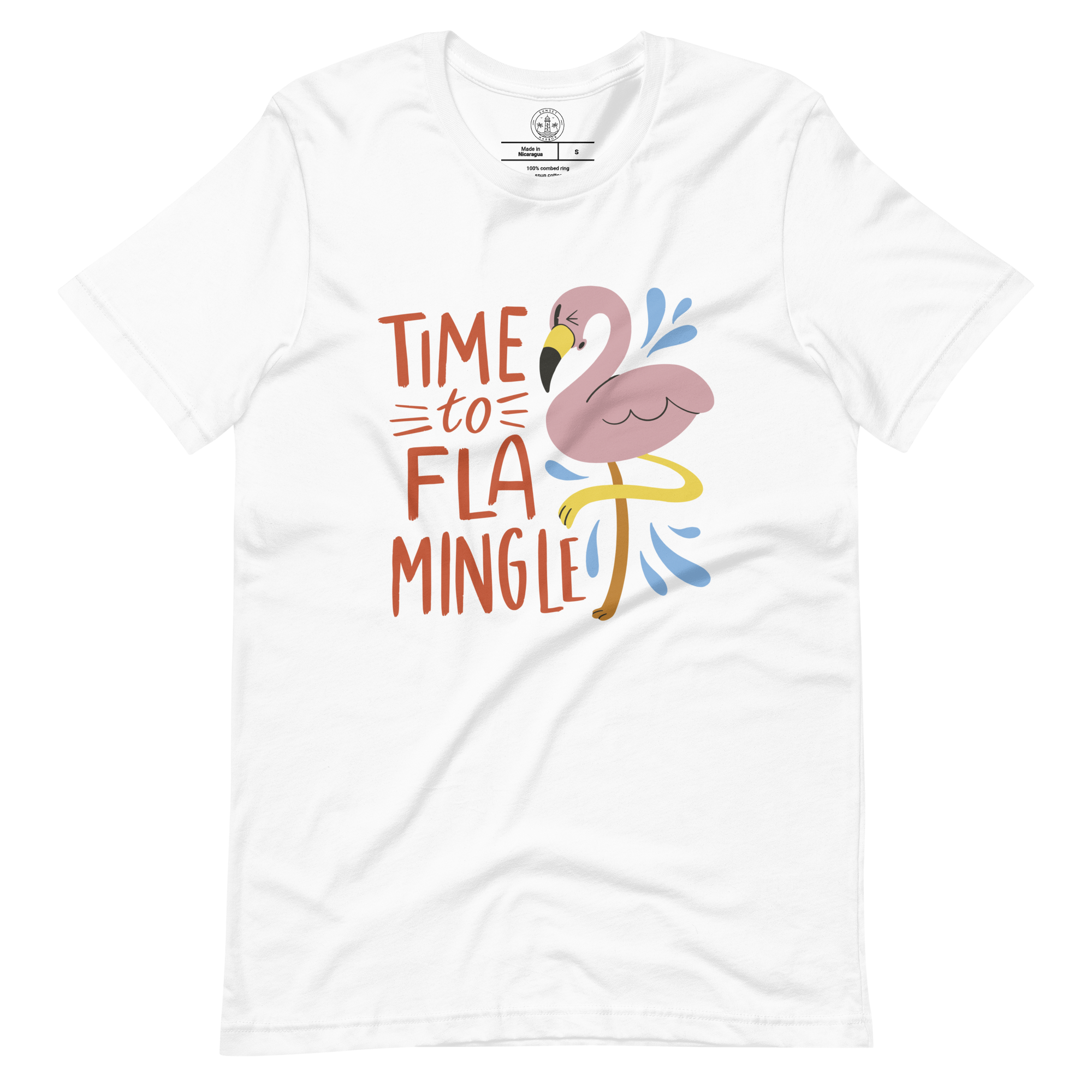 Womens t-shirt - Time to Flamingle