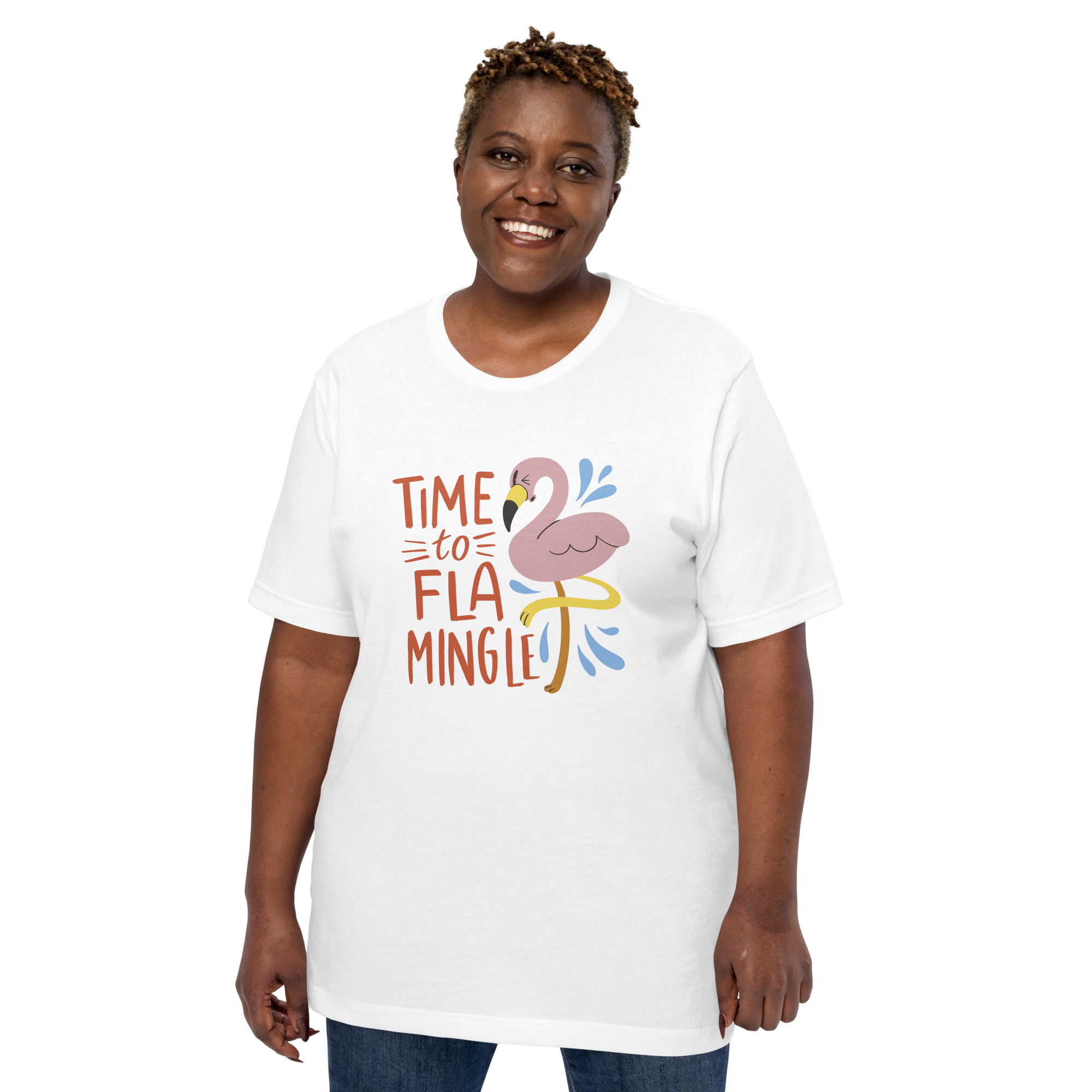 Womens t-shirt - Time to Flamingle