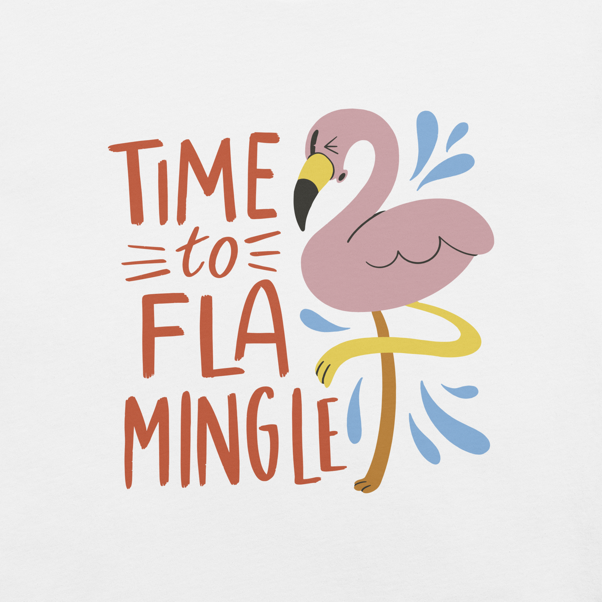 Womens t-shirt - Time to Flamingle