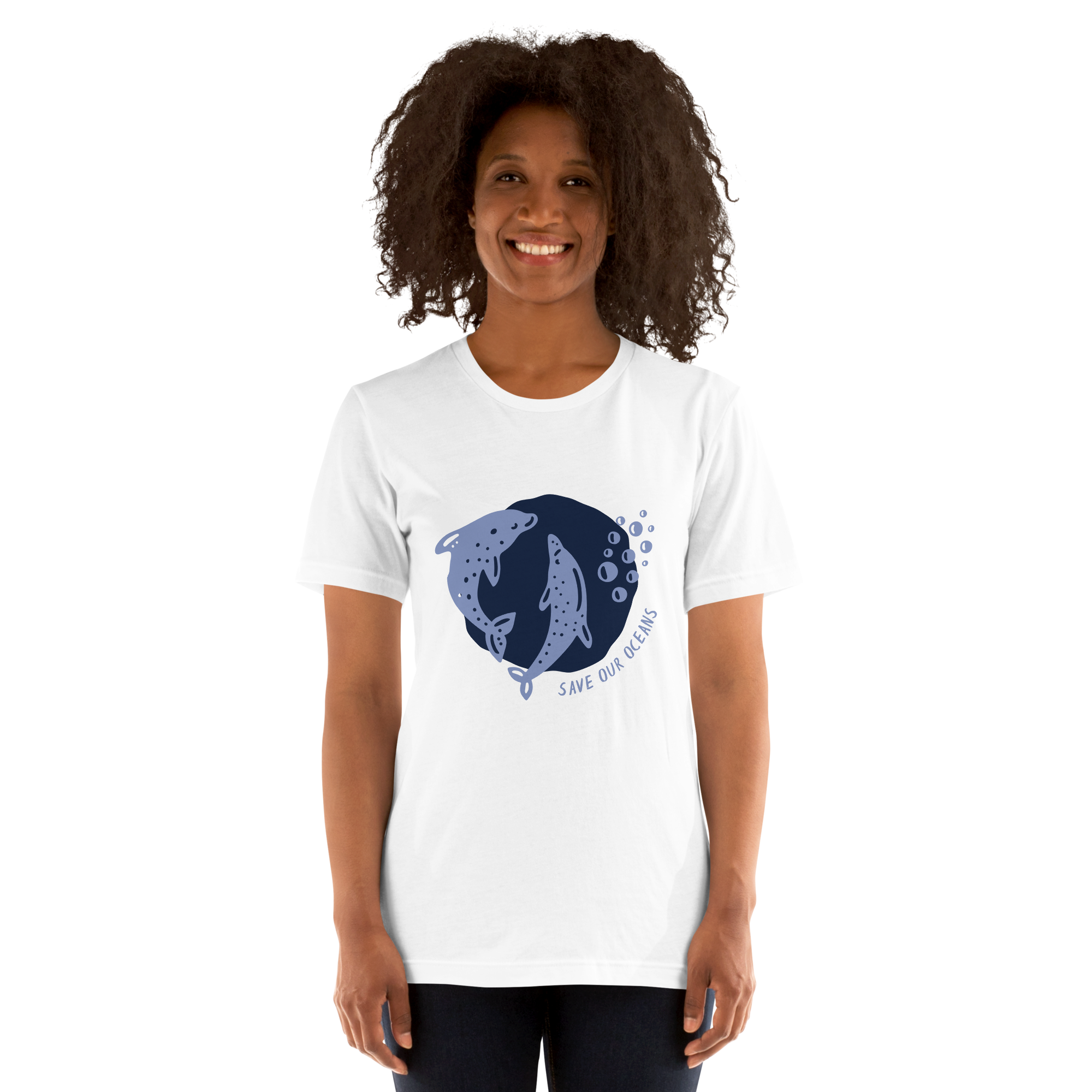 Camiseta de mujer - Salvemos nuestros océanos