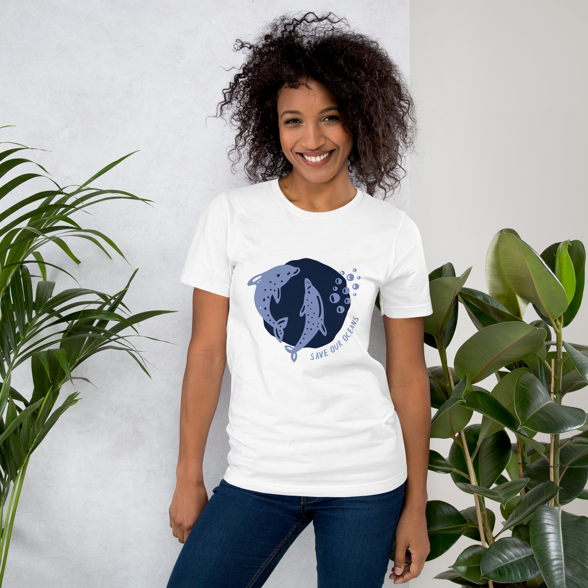 Camiseta de mujer - Salvemos nuestros océanos