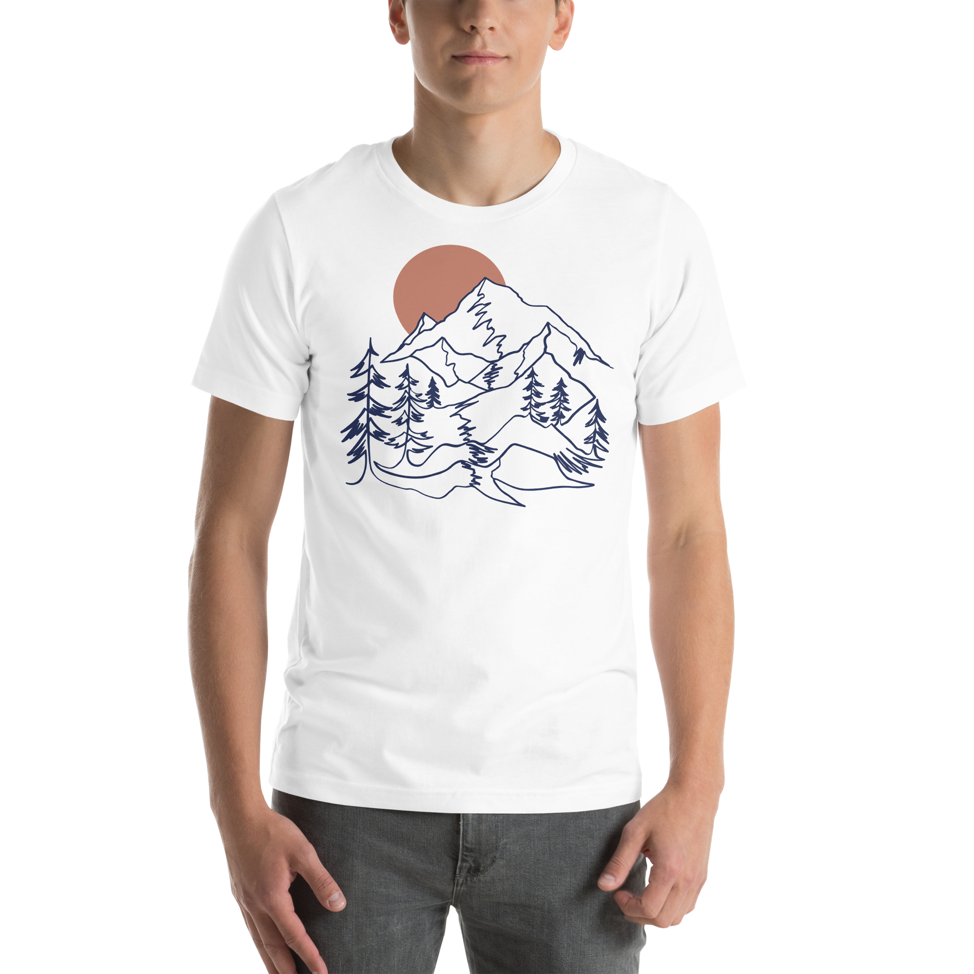 Mens t-shirt - Summit Sunset