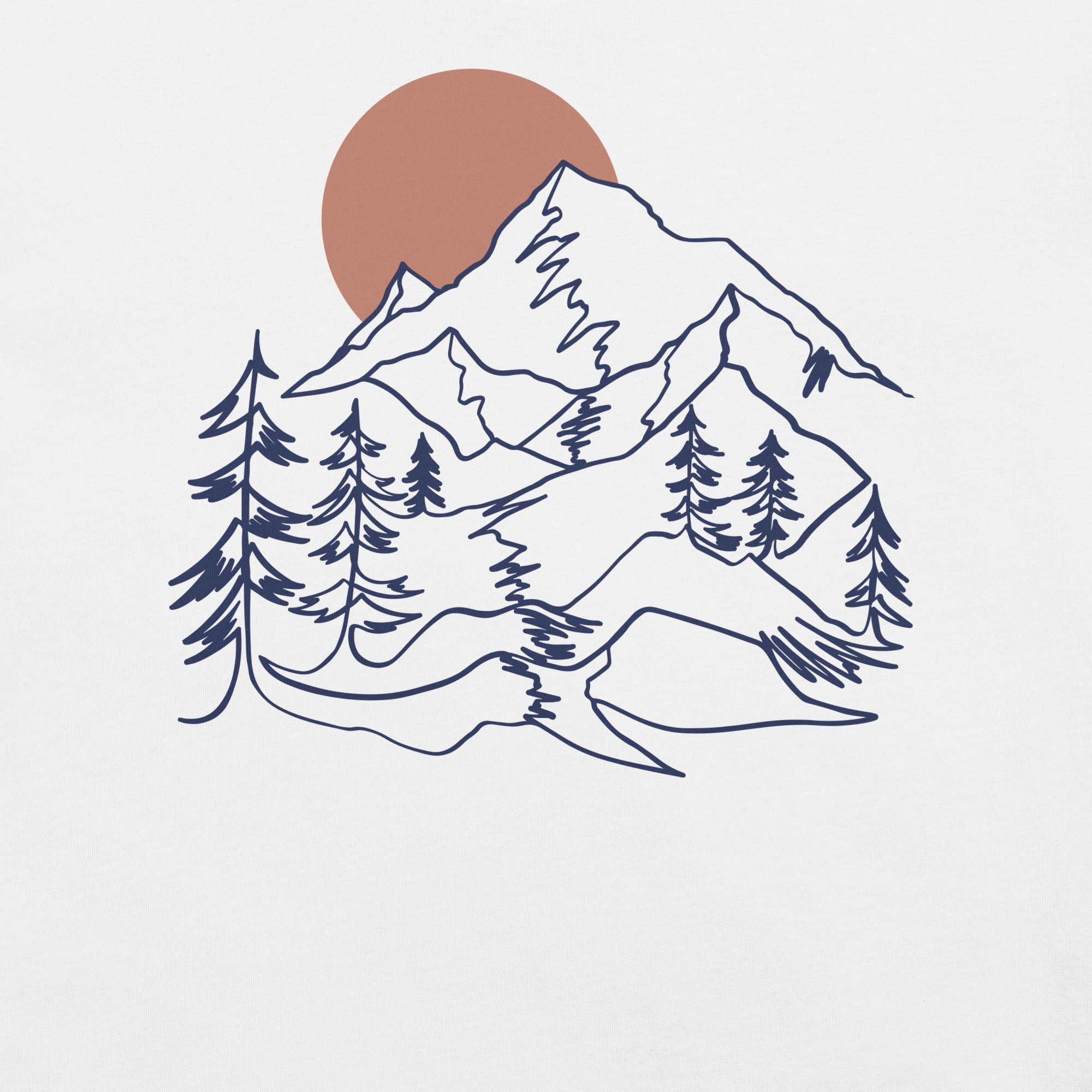 Mens t-shirt - Summit Sunset