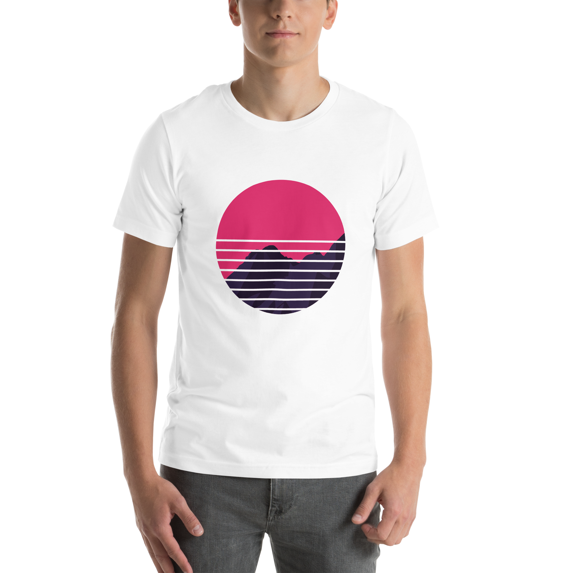 Mens t-shirt - Neon Peaks