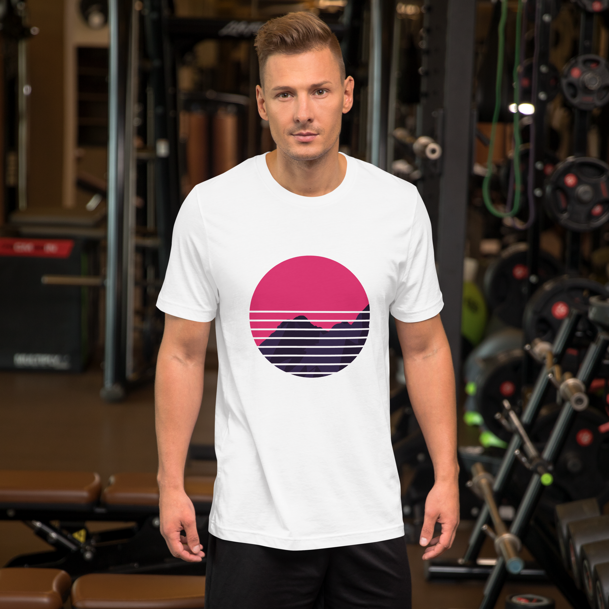 Mens t-shirt - Neon Peaks