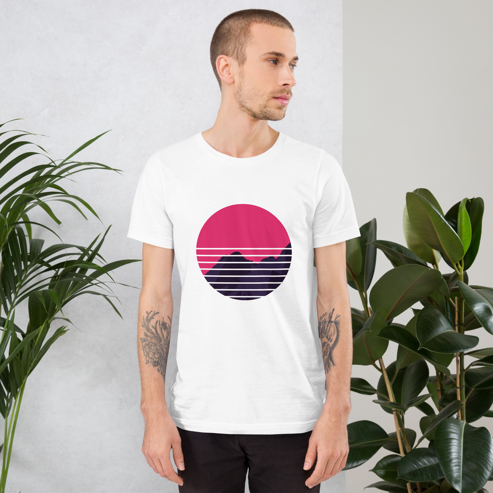 Mens t-shirt - Neon Peaks