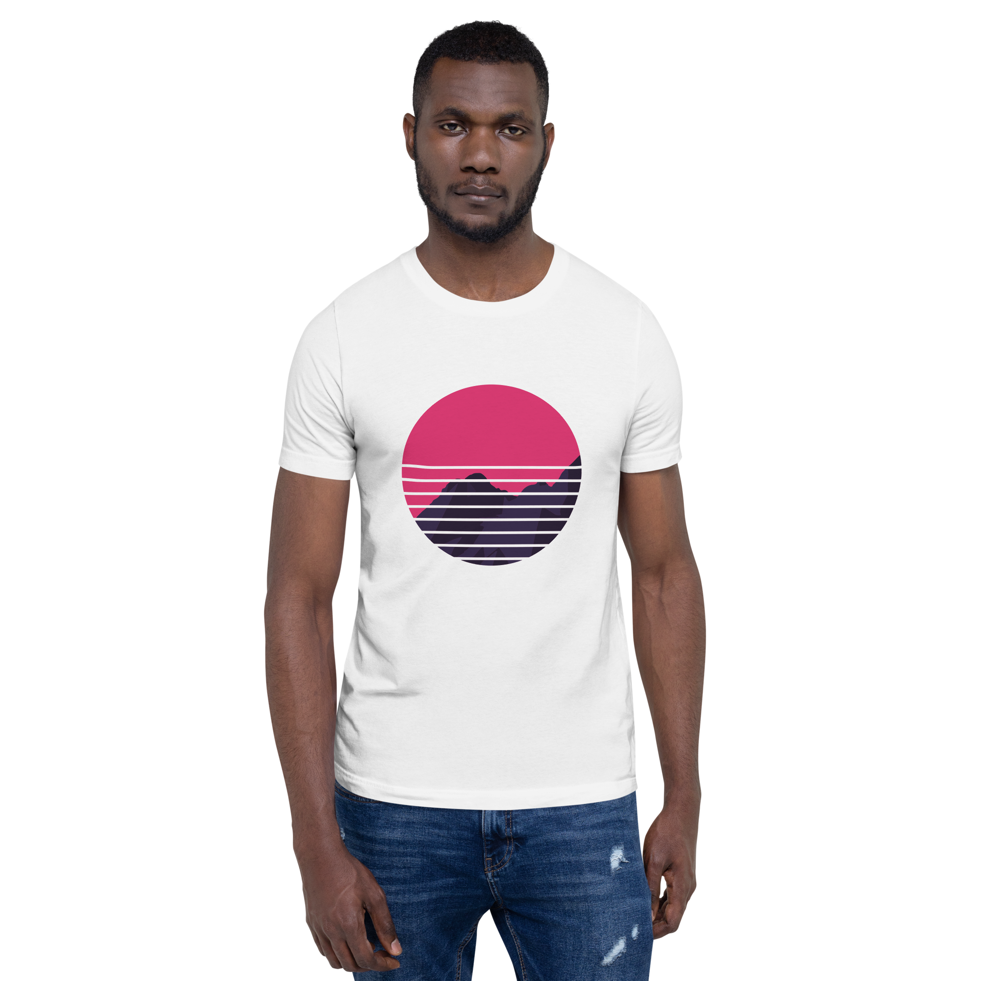 Mens t-shirt - Neon Peaks