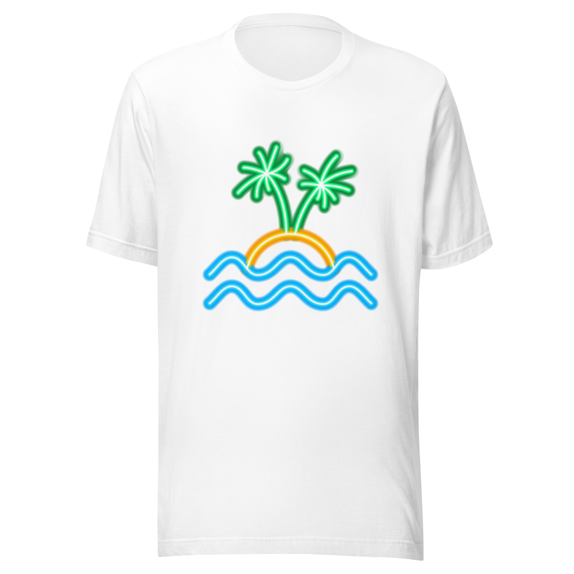 Womens t-shirt - Neon Island Nights