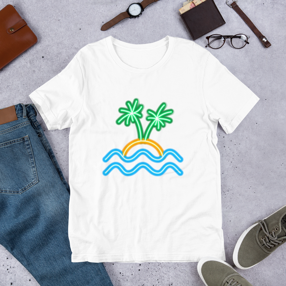 Womens t-shirt - Neon Island Nights