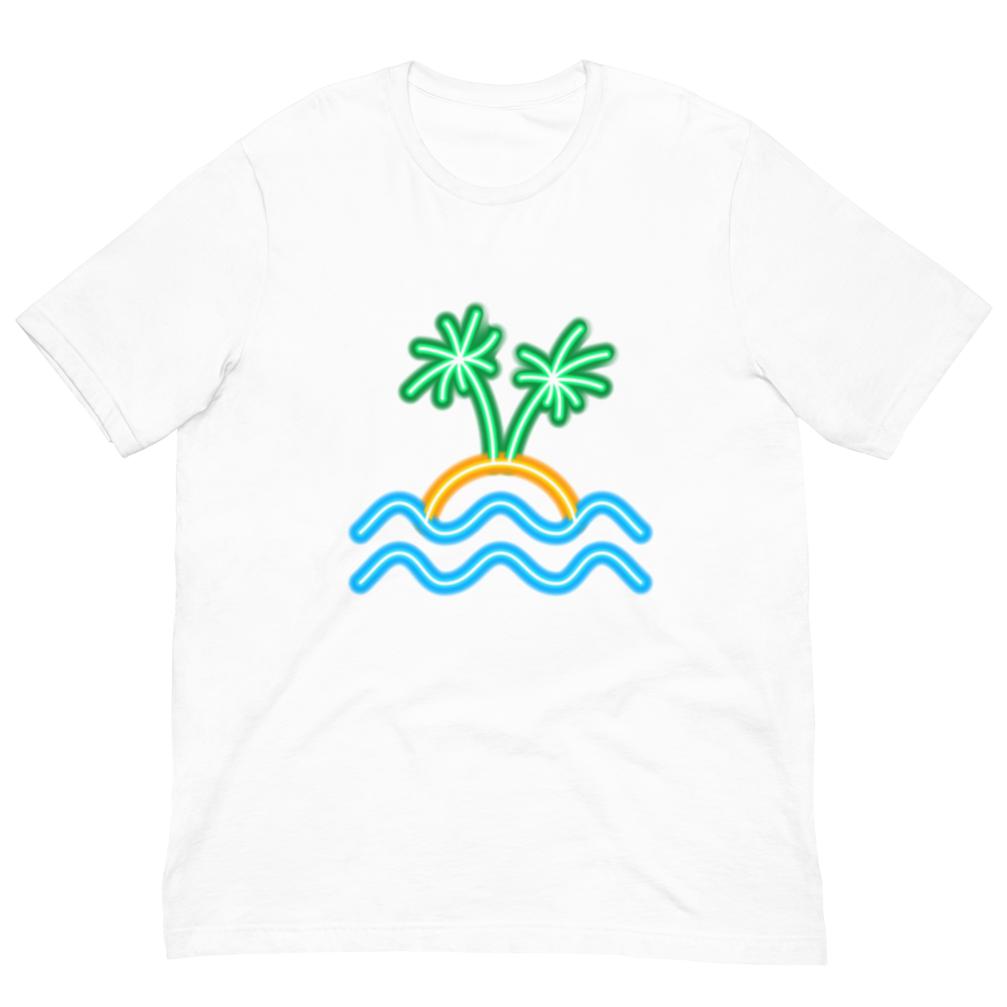 Womens t-shirt - Neon Island Nights