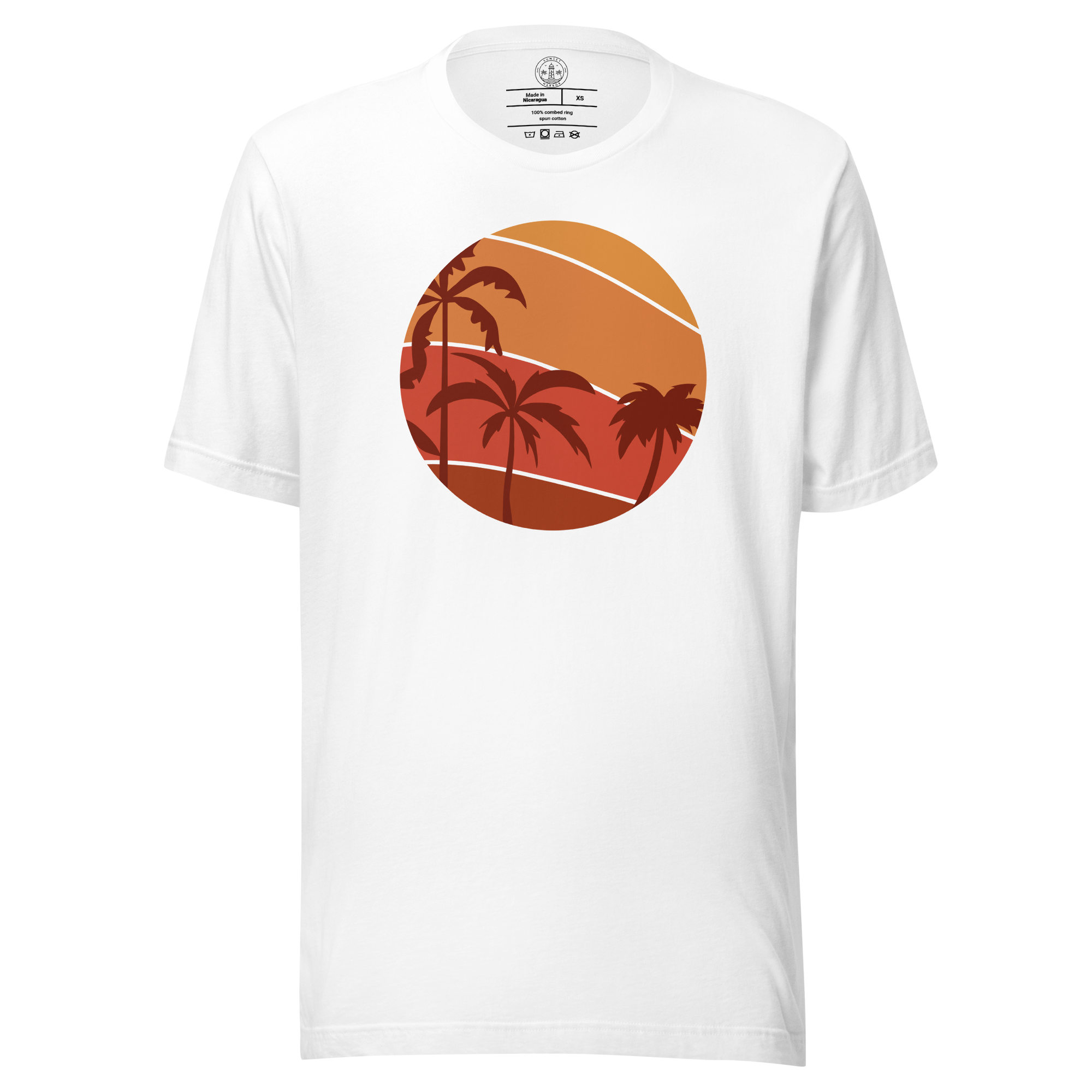 Mens t-shirt - Sunset Palms