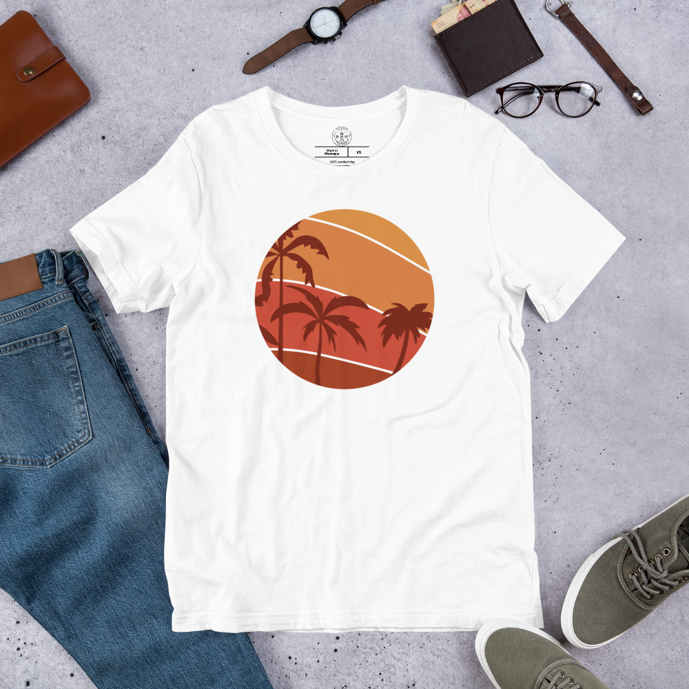 Mens t-shirt - Sunset Palms