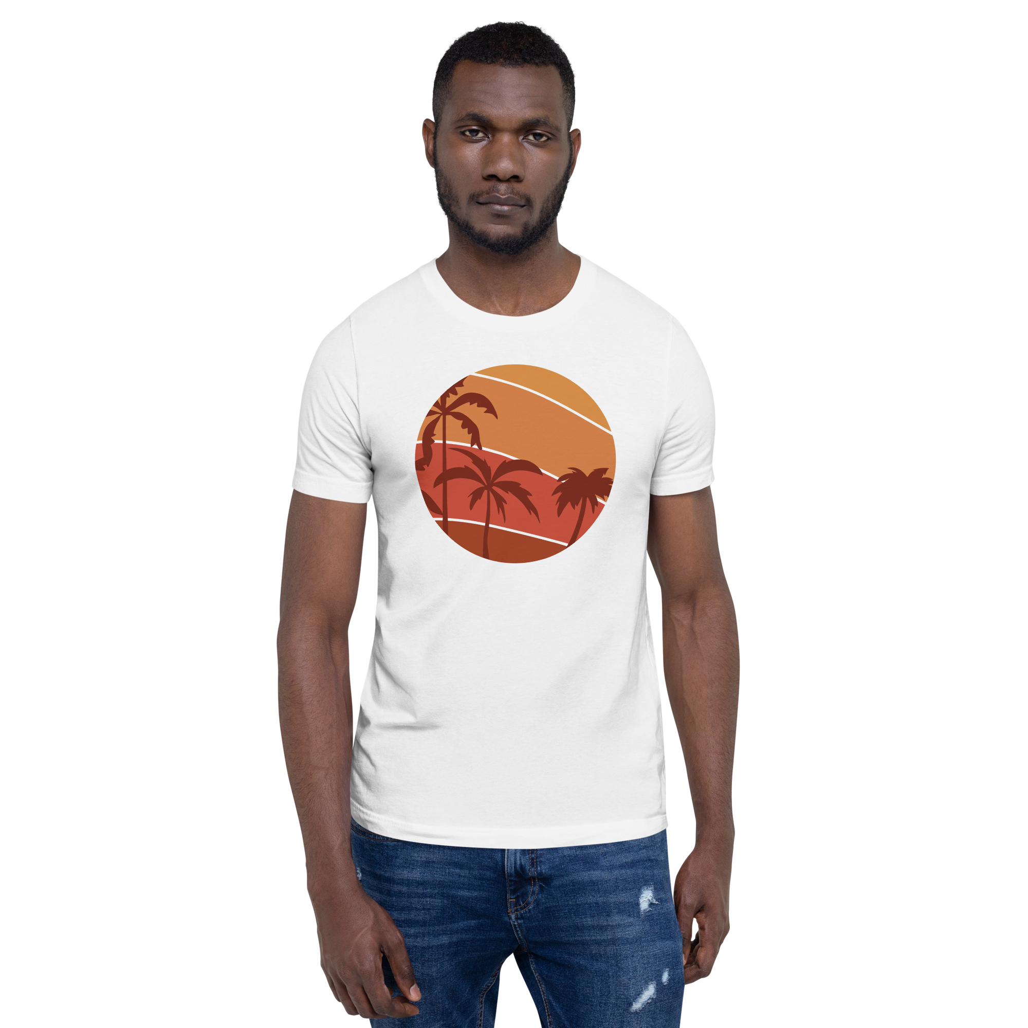 Camiseta de hombre - Sunset Palms