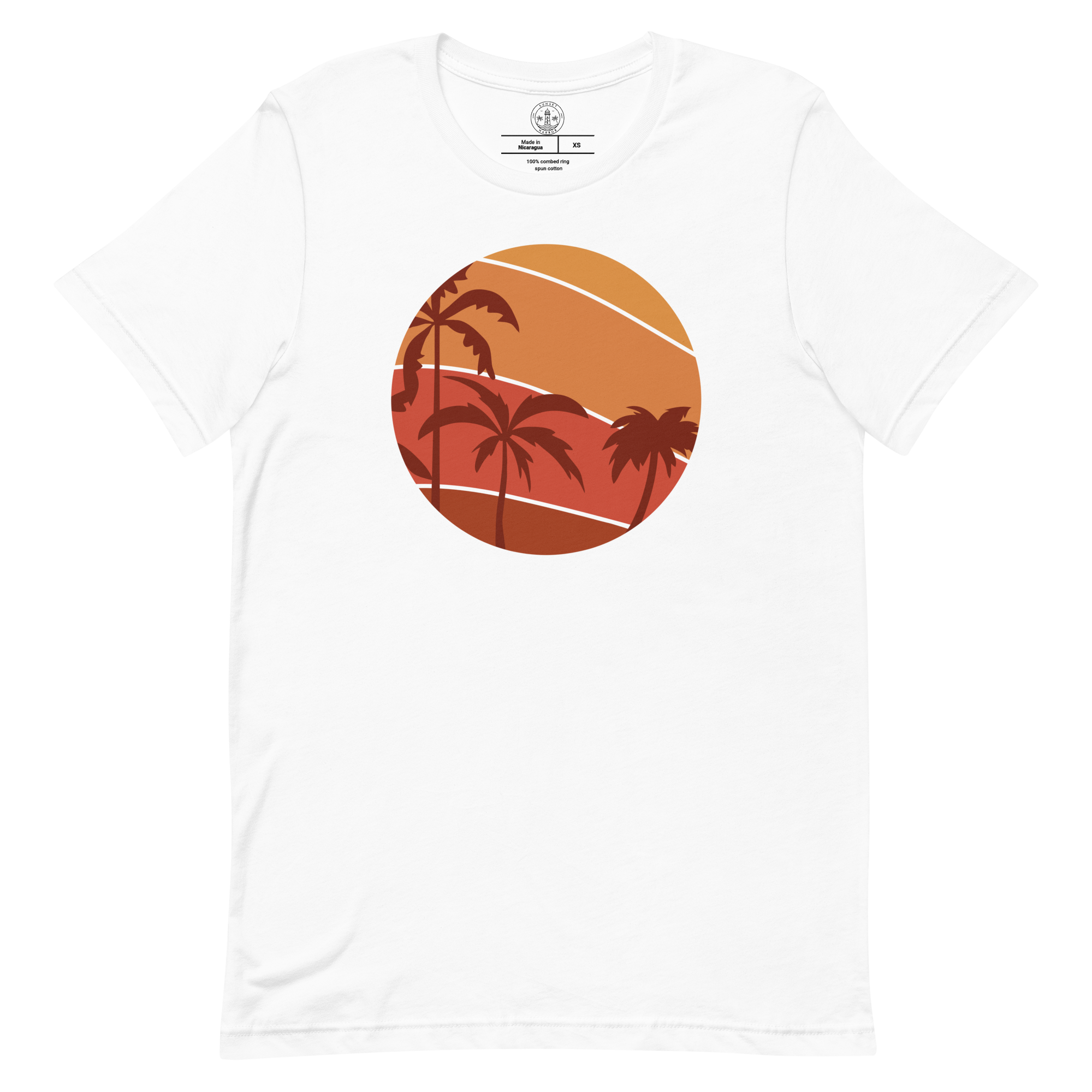 Mens t-shirt - Sunset Palms