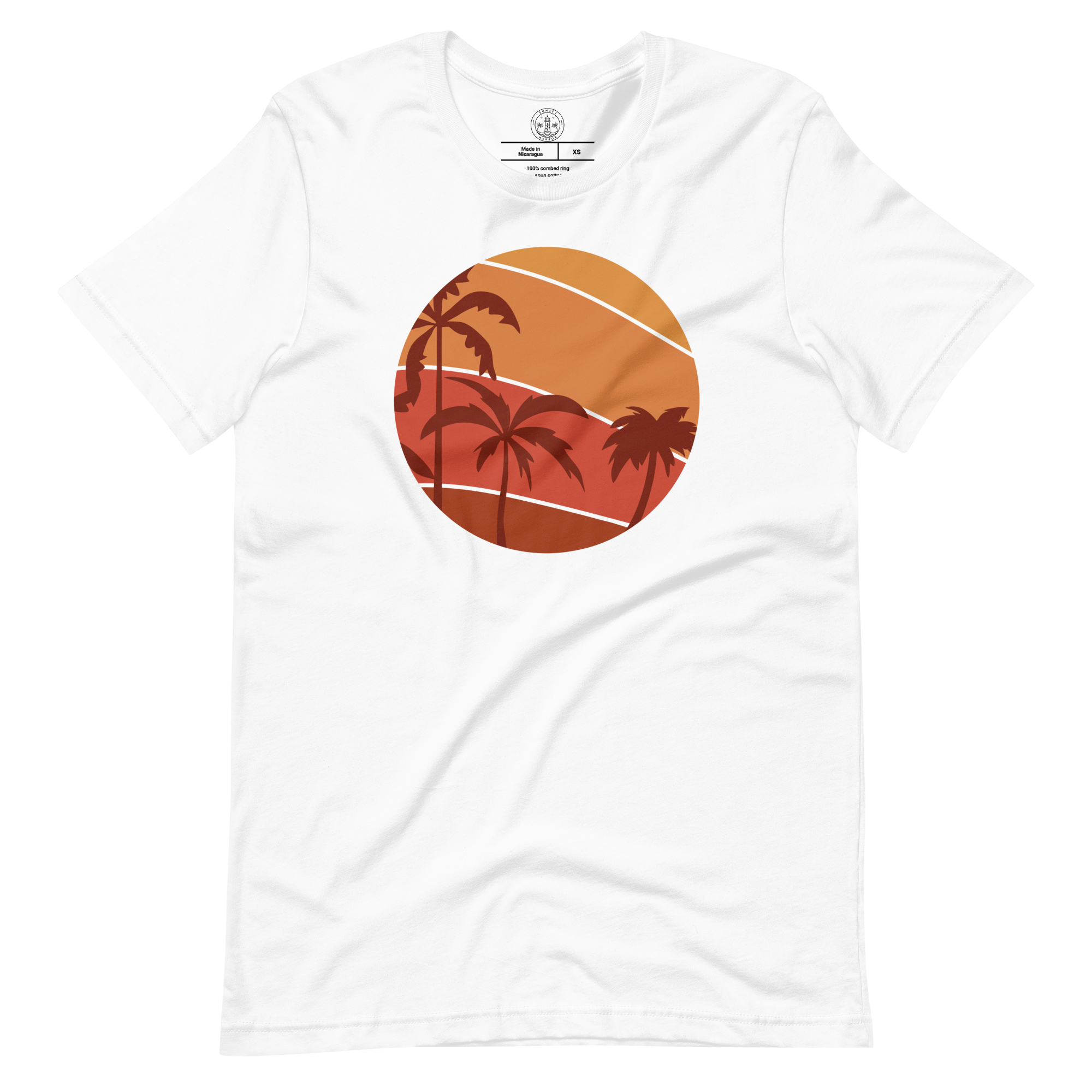 Mens t-shirt - Sunset Palms