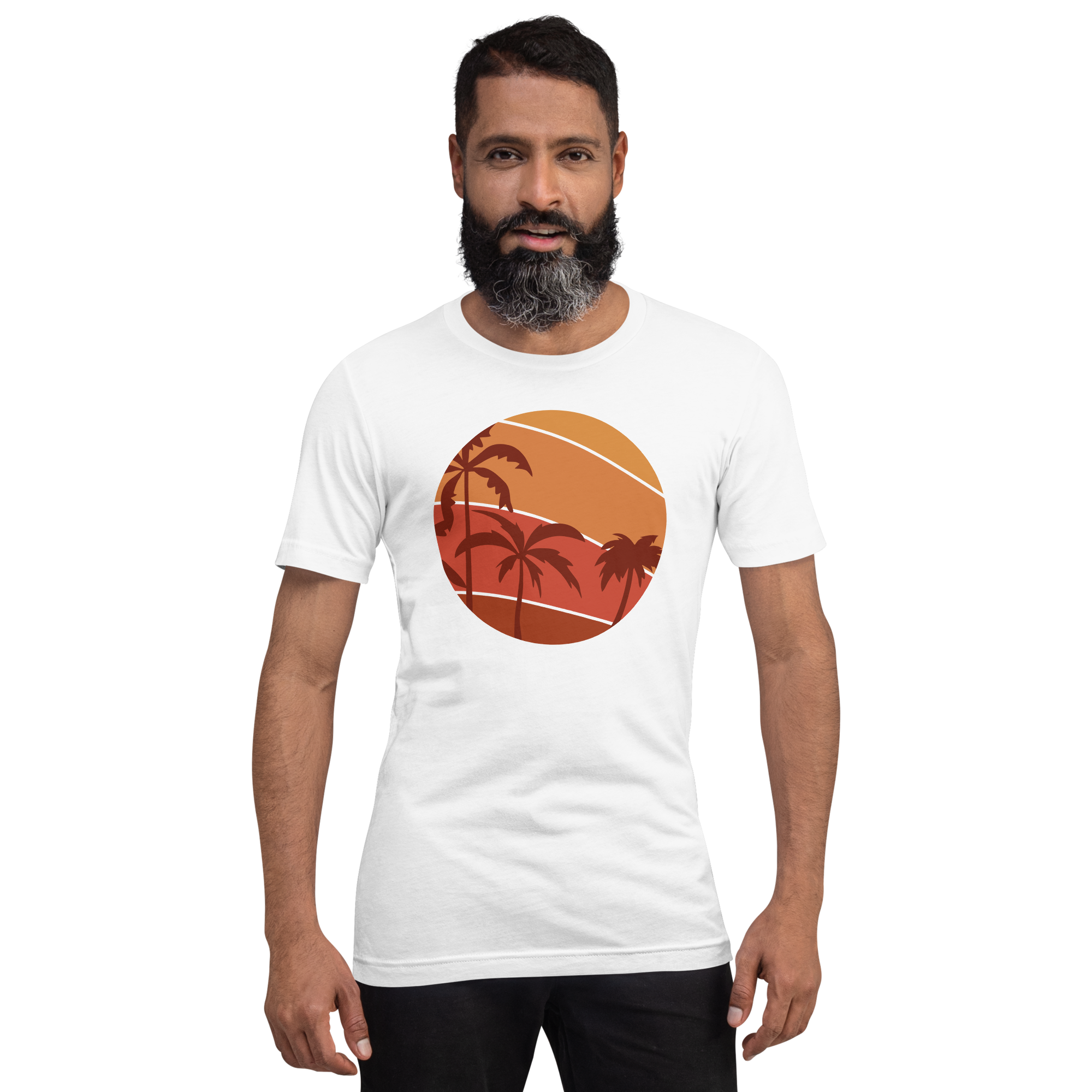 Mens t-shirt - Sunset Palms