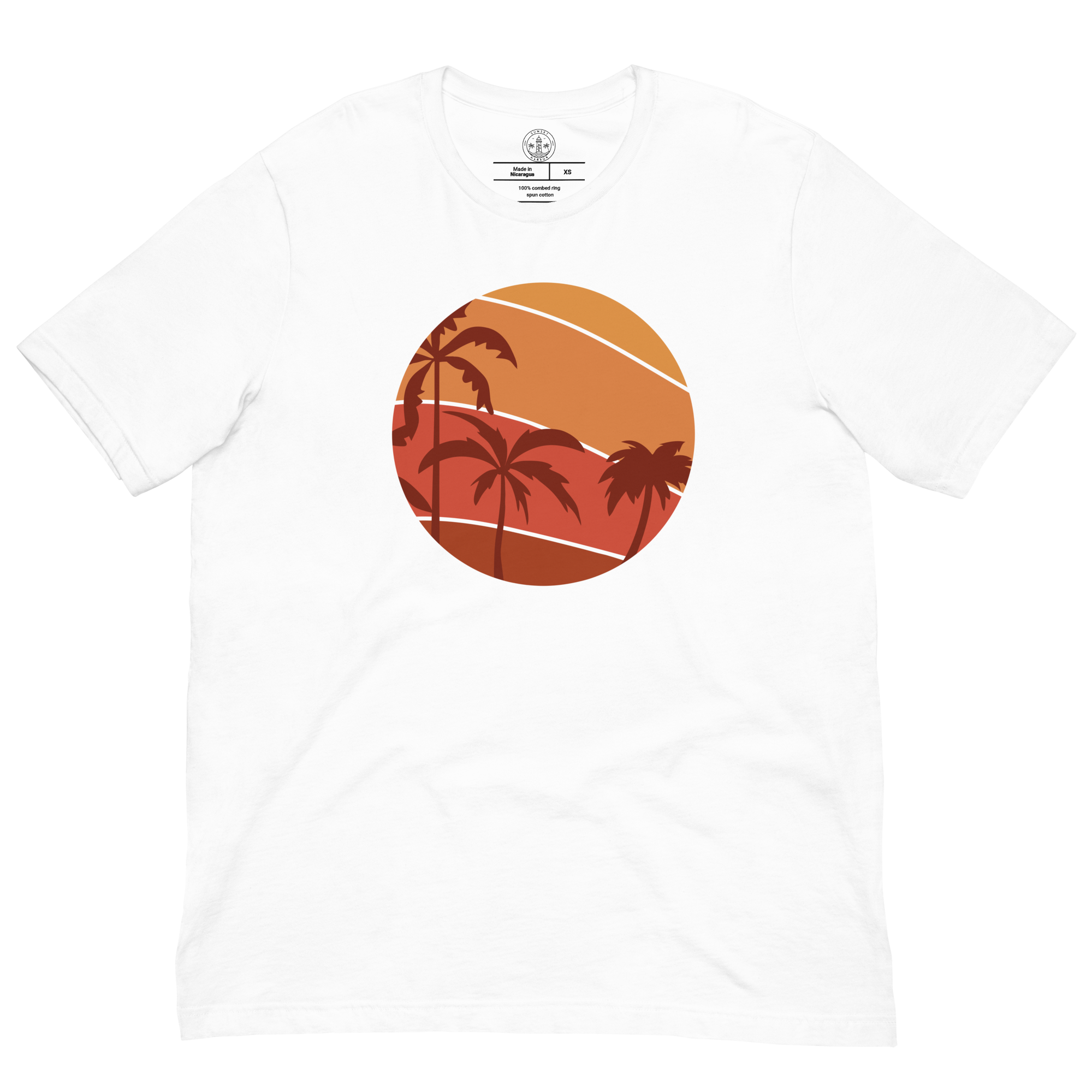 Mens t-shirt - Sunset Palms