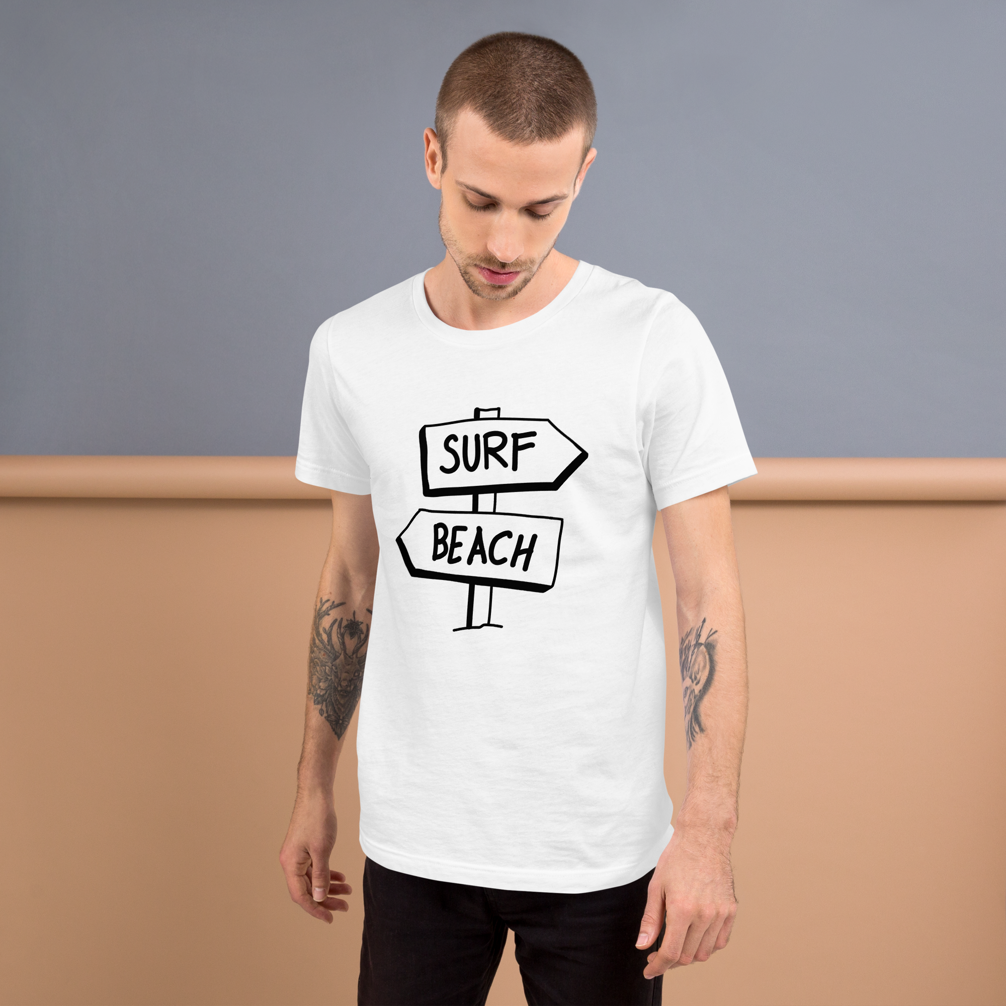 Mens Staple T-Shirt | - Surf Beach