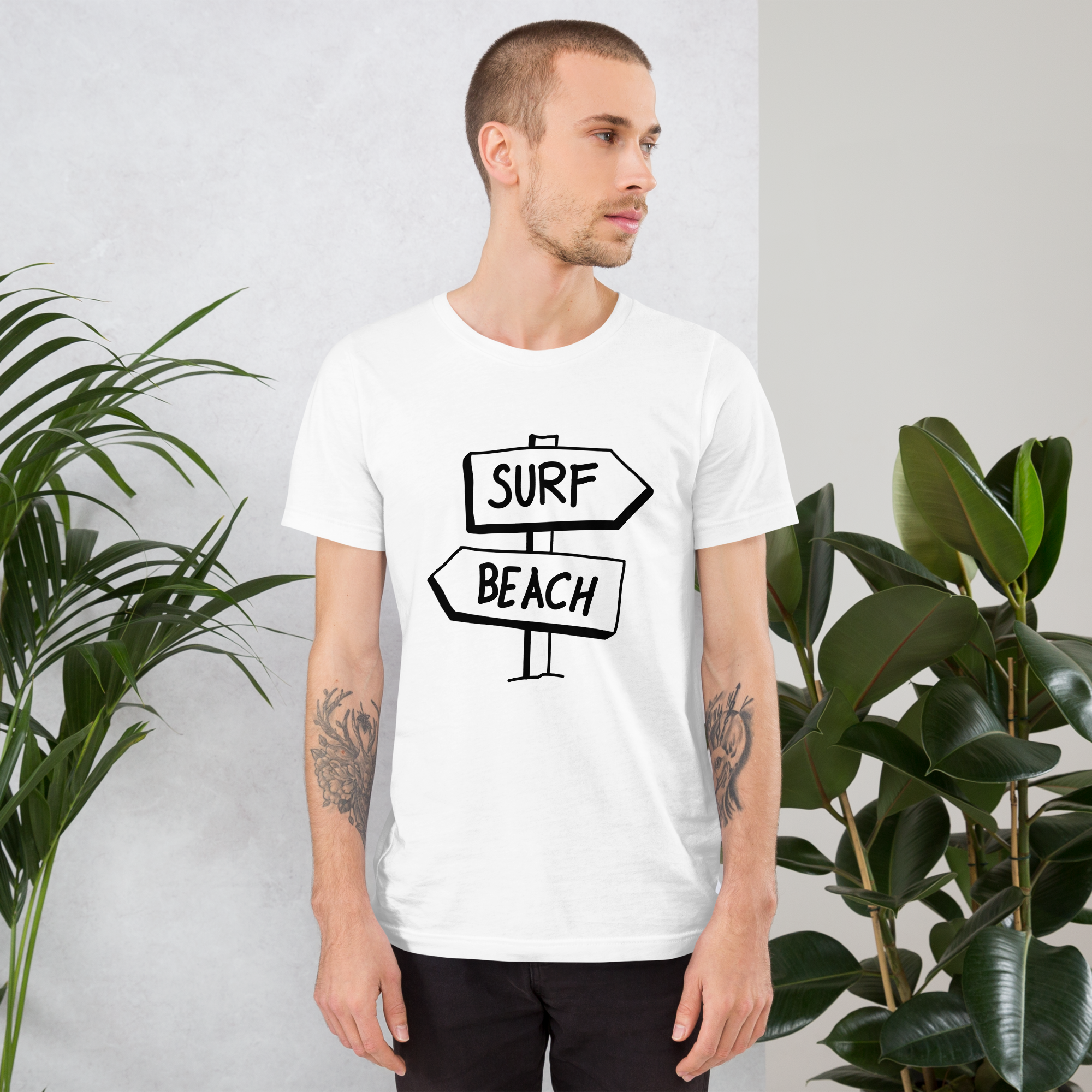 Mens Staple T-Shirt | - Surf Beach