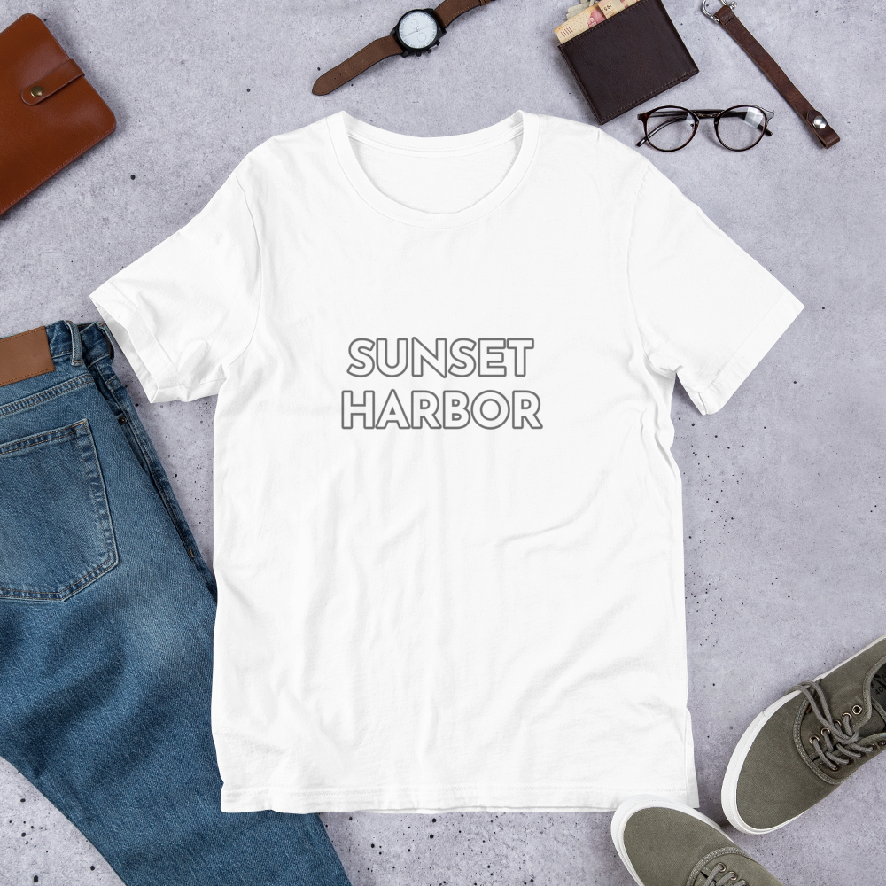 Men's Staple T-Shirt - Sunset Harbor