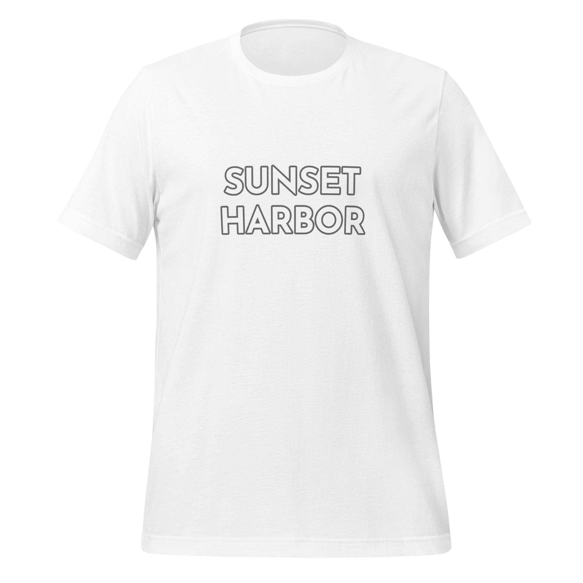 Men's Staple T-Shirt - Sunset Harbor