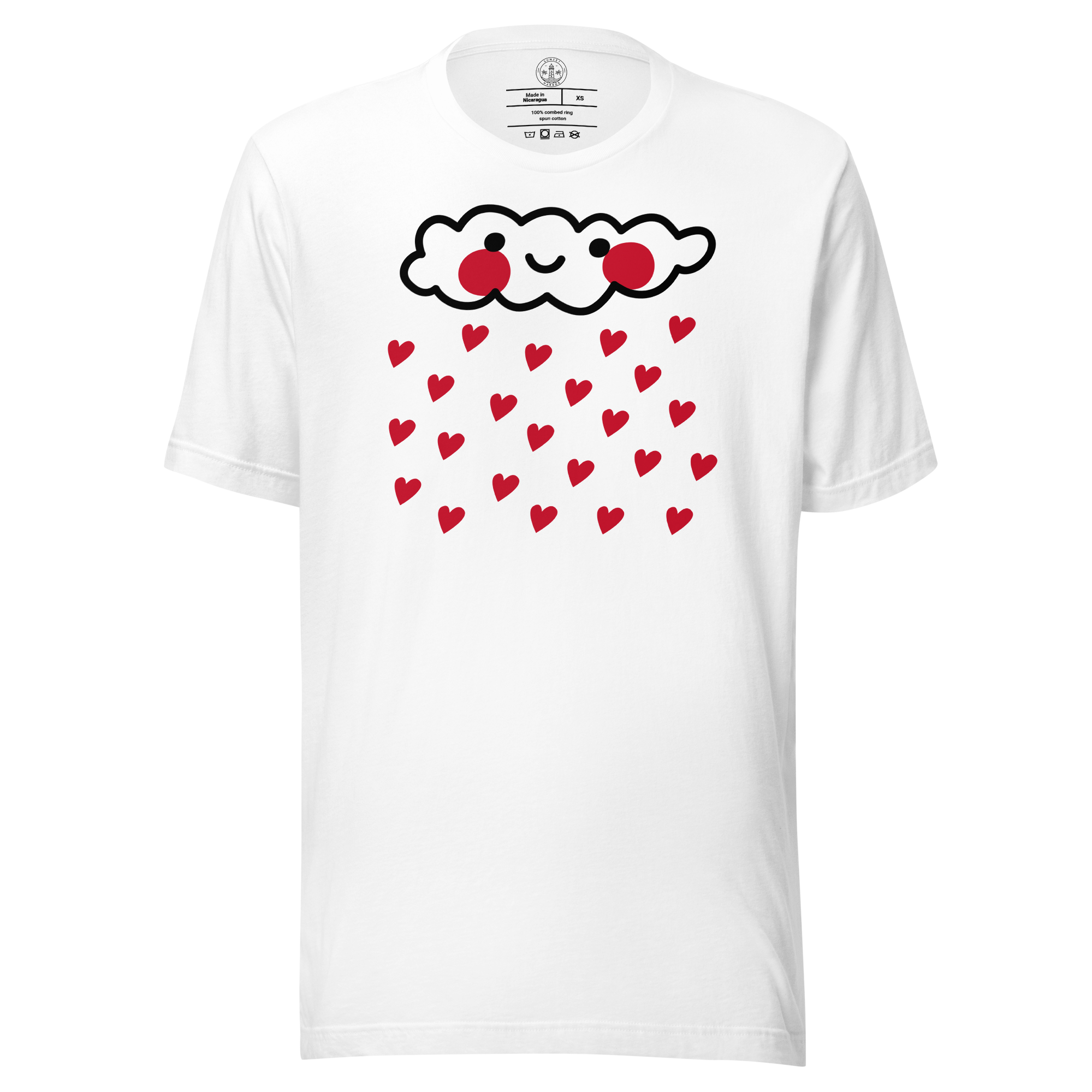 Women's t-shirt - Raining Hearts