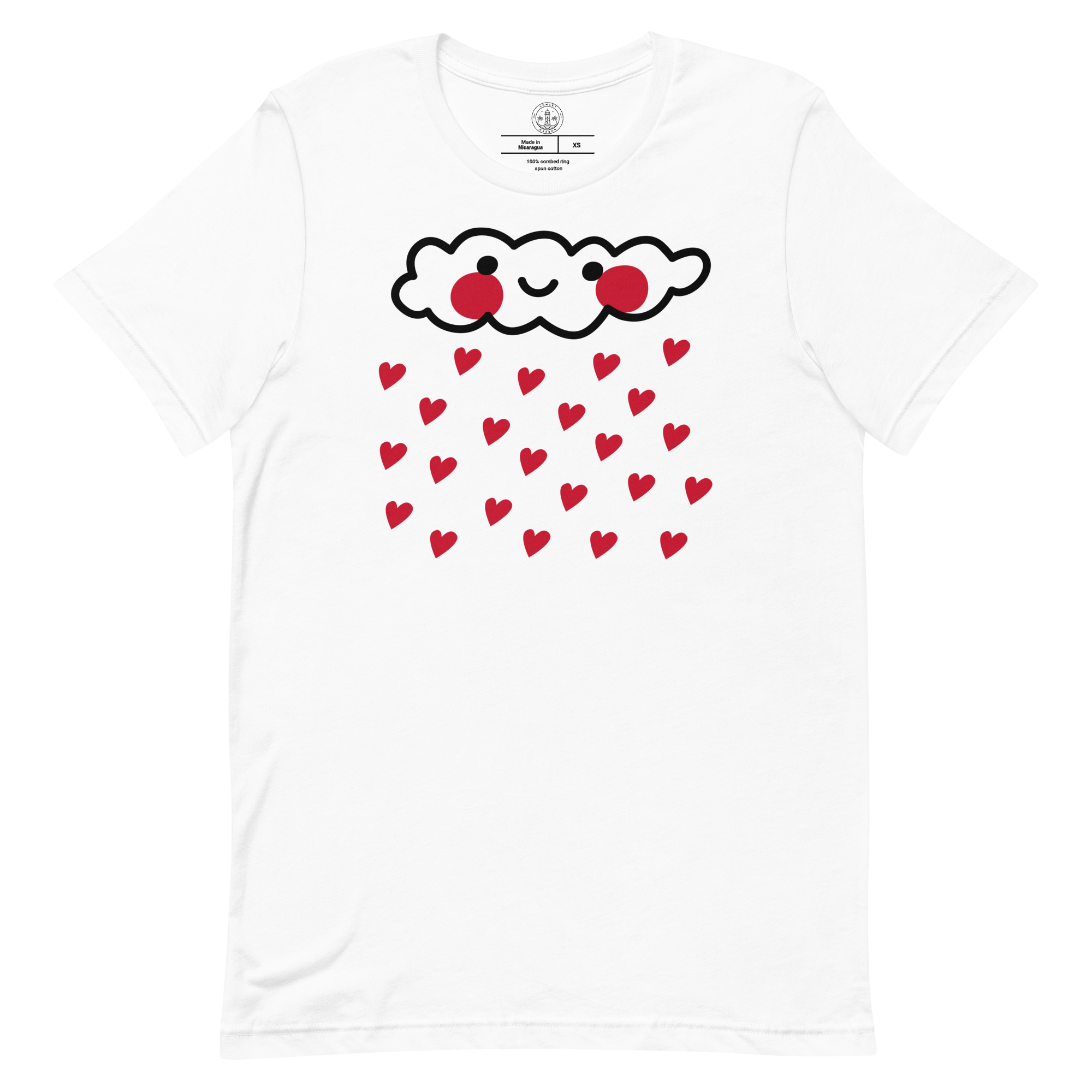 Women's t-shirt - Raining Hearts