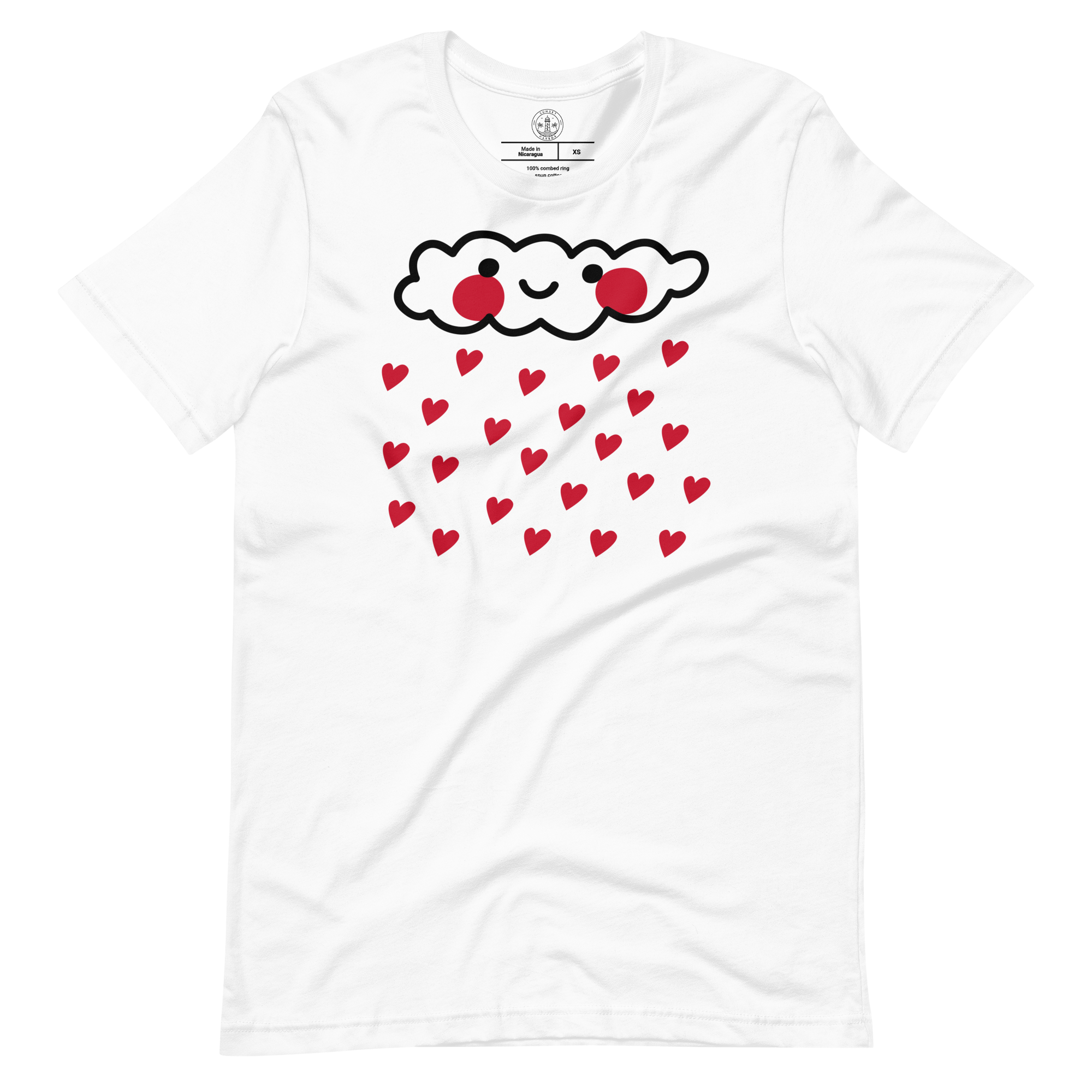 Women's t-shirt - Raining Hearts