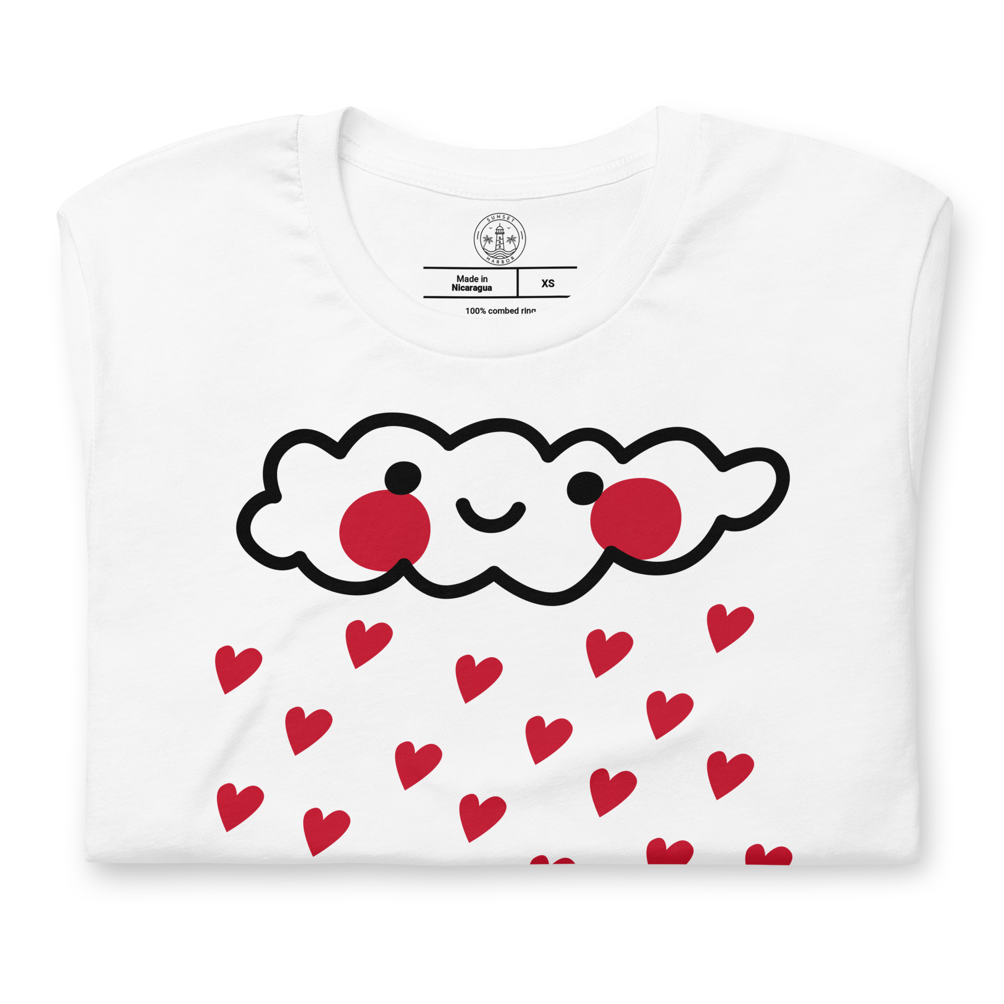 Women's t-shirt - Raining Hearts