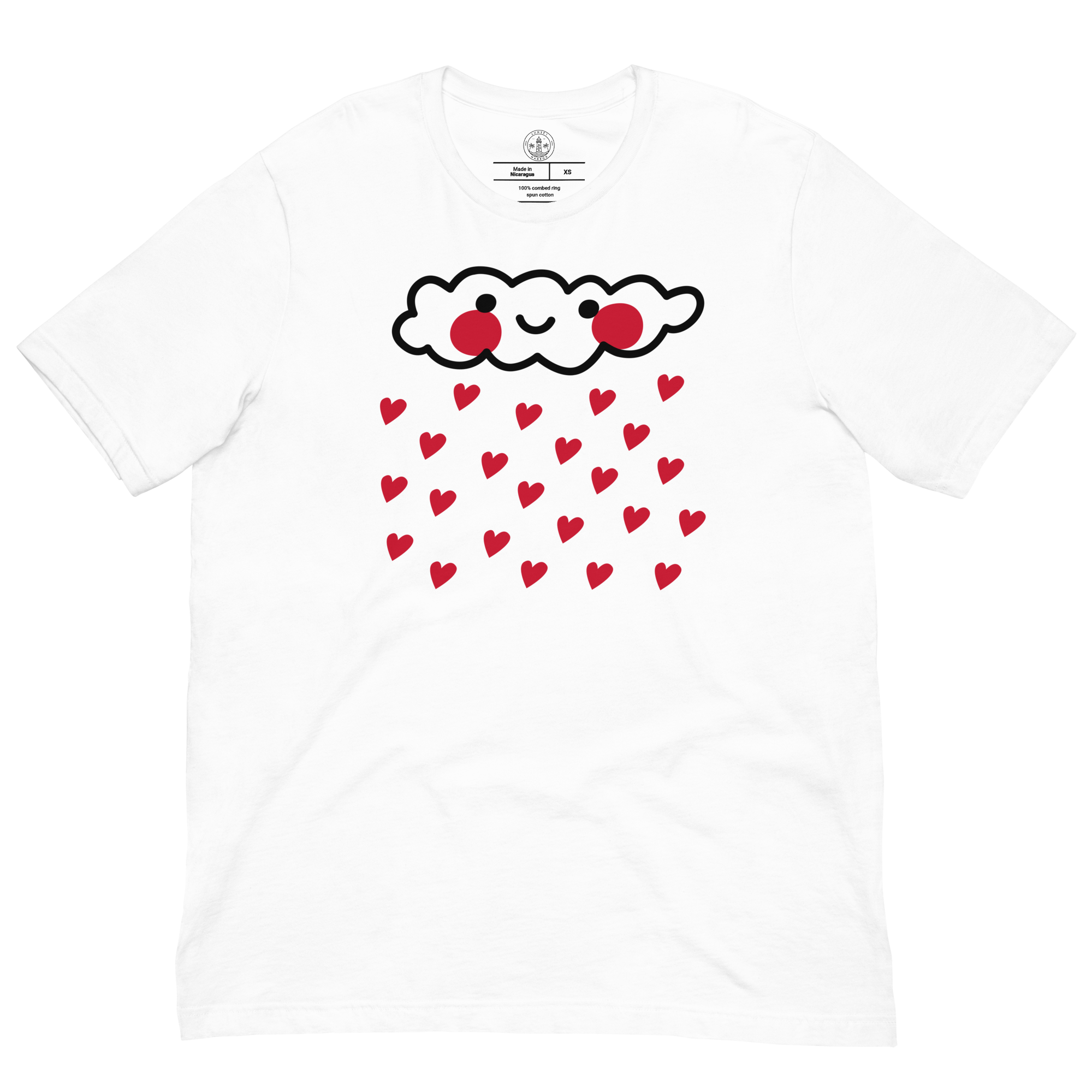 Women's t-shirt - Raining Hearts