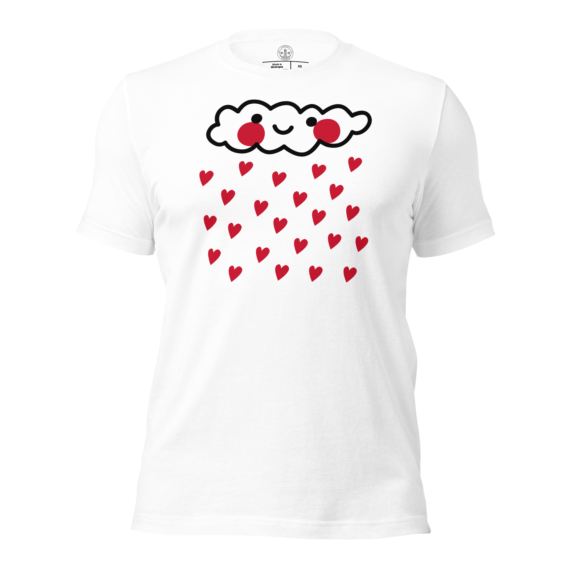 Women's t-shirt - Raining Hearts