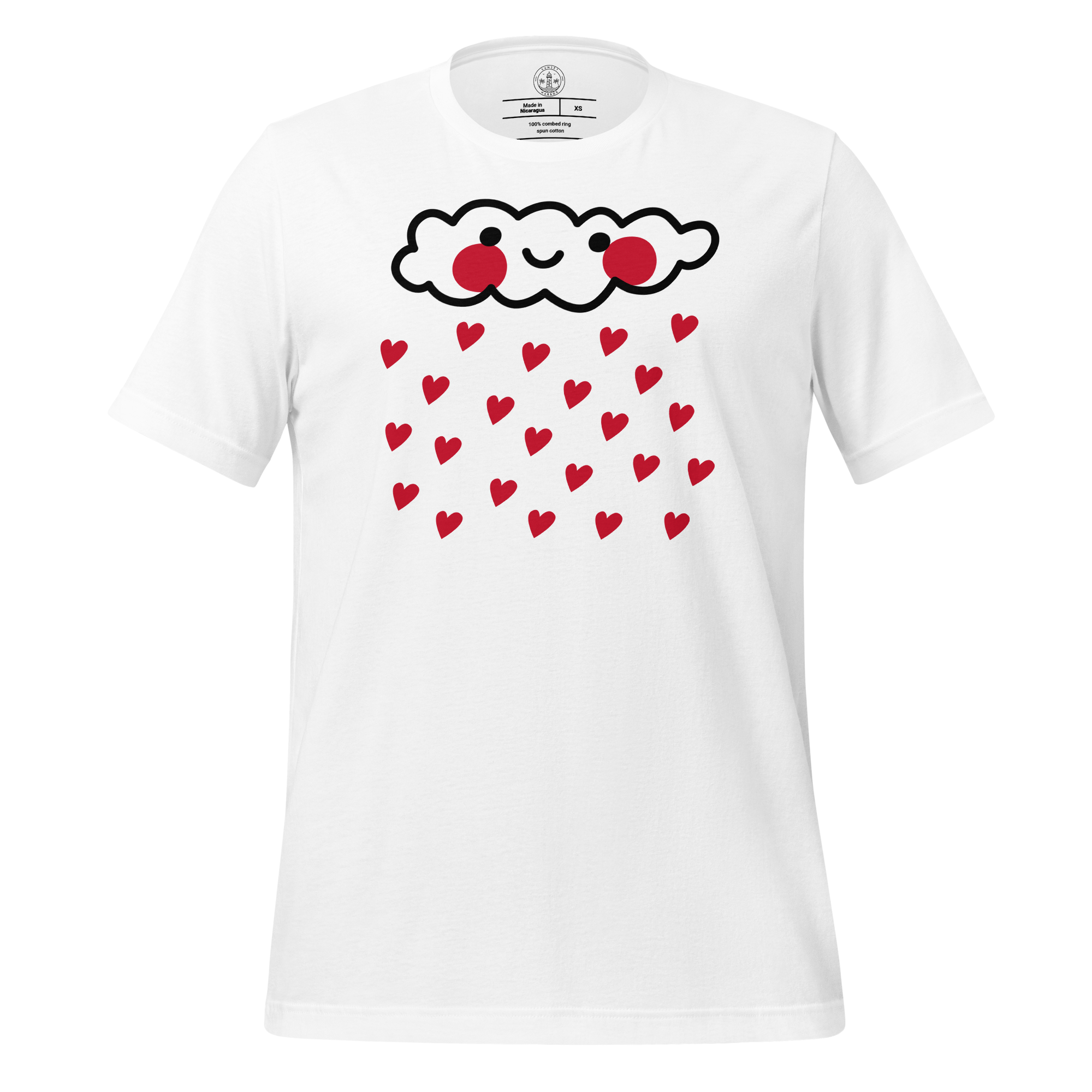 Women's t-shirt - Raining Hearts