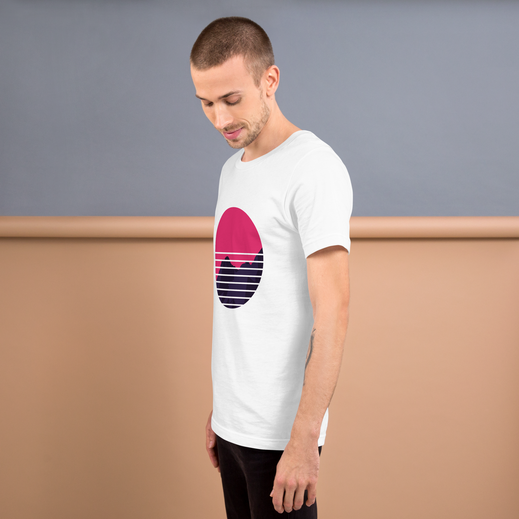 Mens t-shirt - Neon Peaks