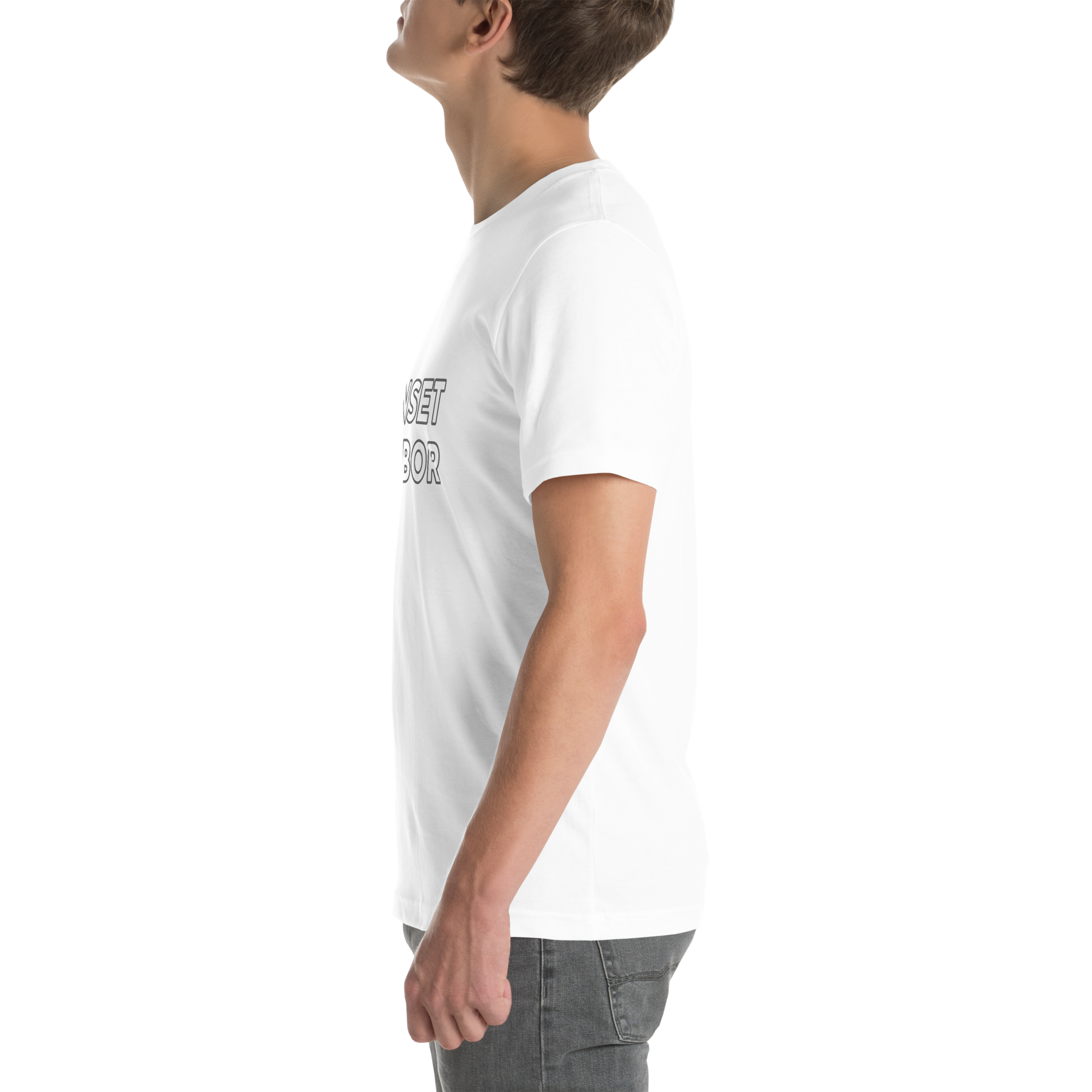 Men's Staple T-Shirt - Sunset Harbor