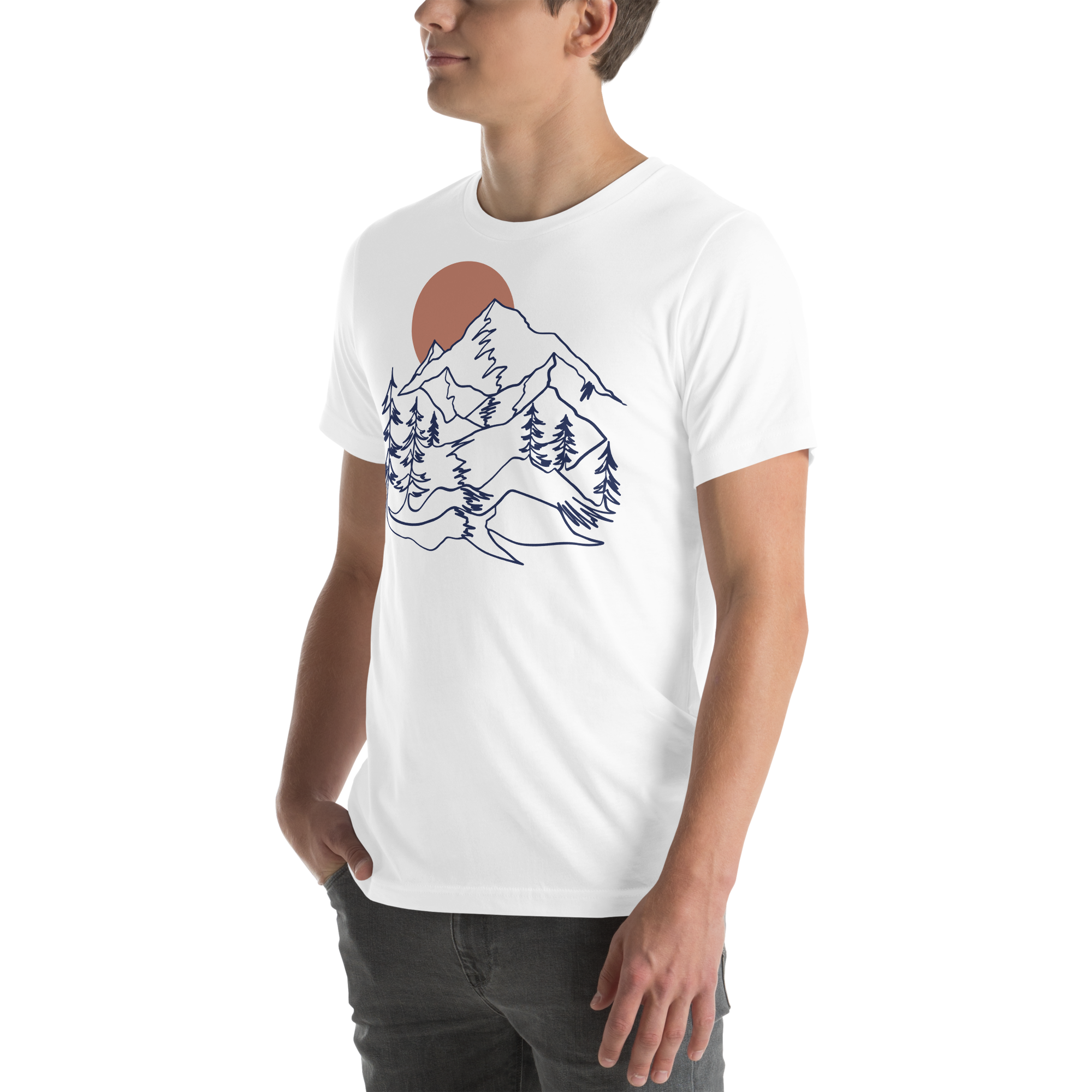 Mens t-shirt - Summit Sunset