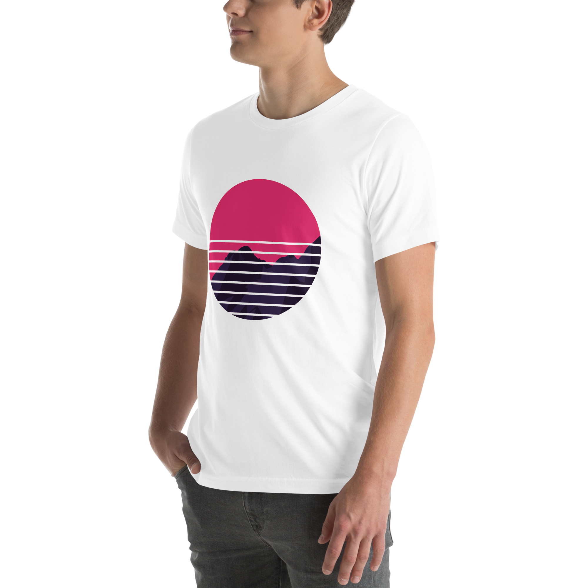 Mens t-shirt - Neon Peaks