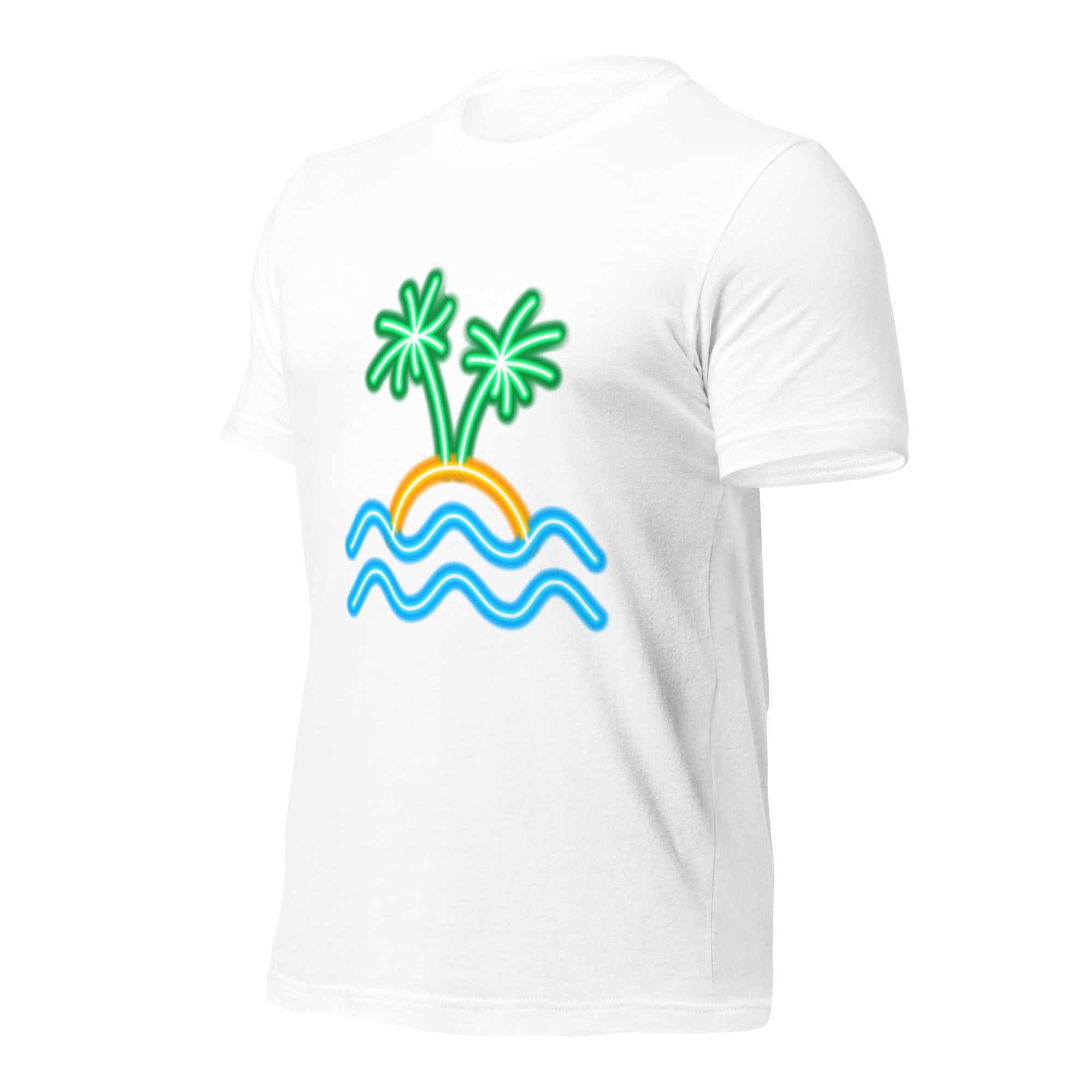 Womens t-shirt - Neon Island Nights