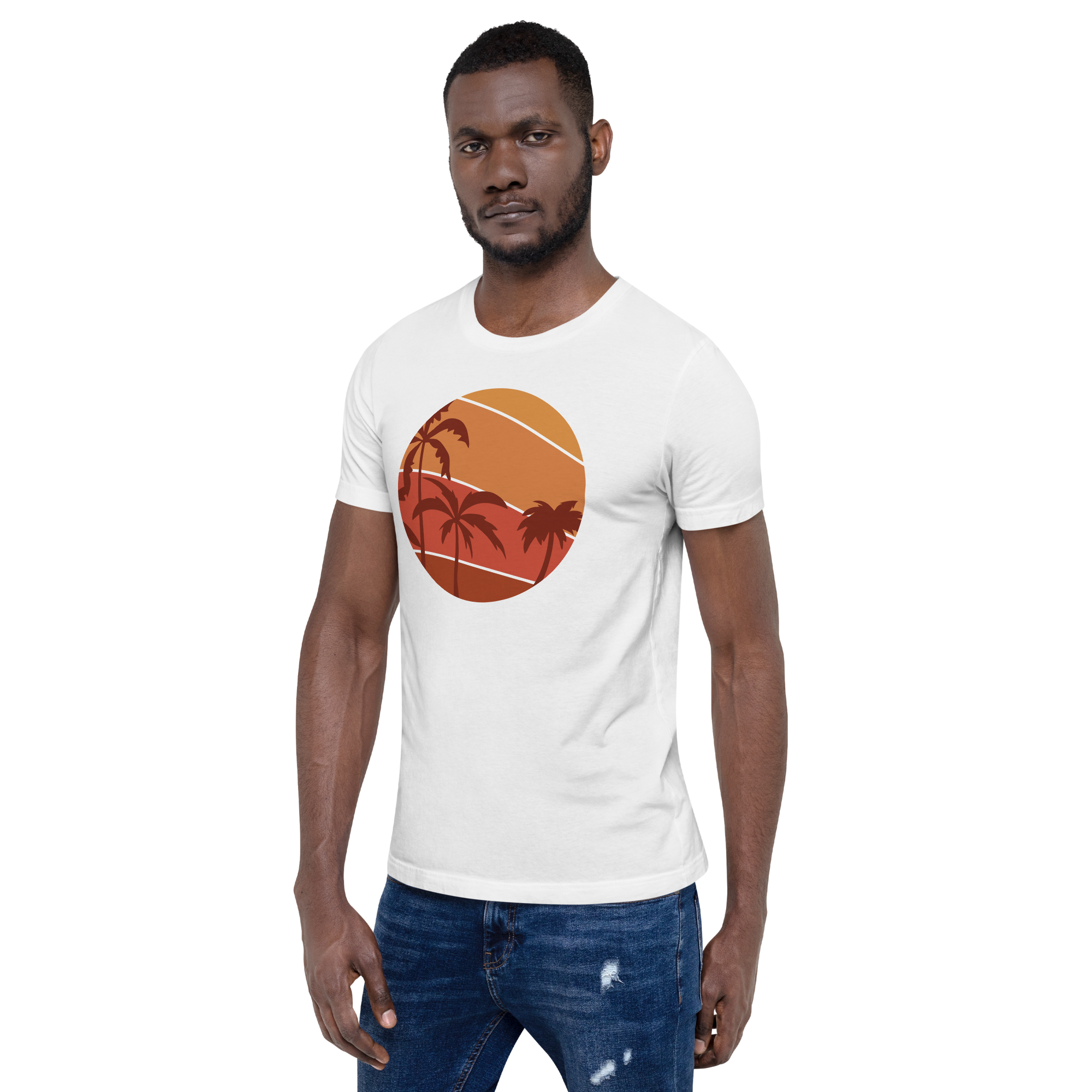 Camiseta de hombre - Sunset Palms