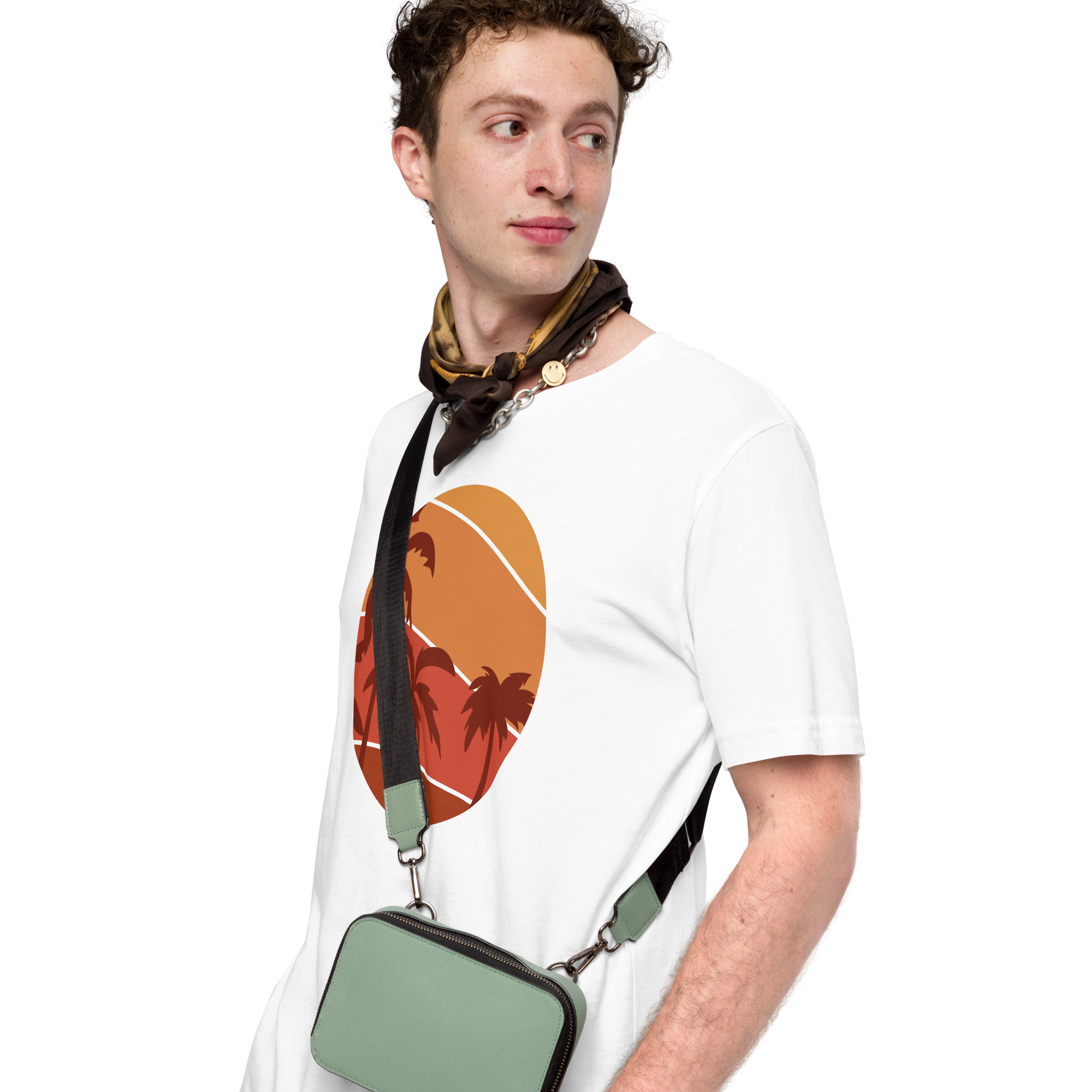 Mens t-shirt - Sunset Palms