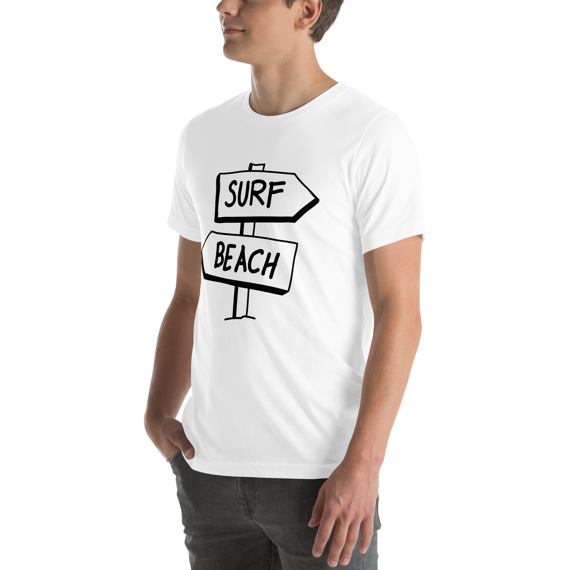 Mens Staple T-Shirt | - Surf Beach