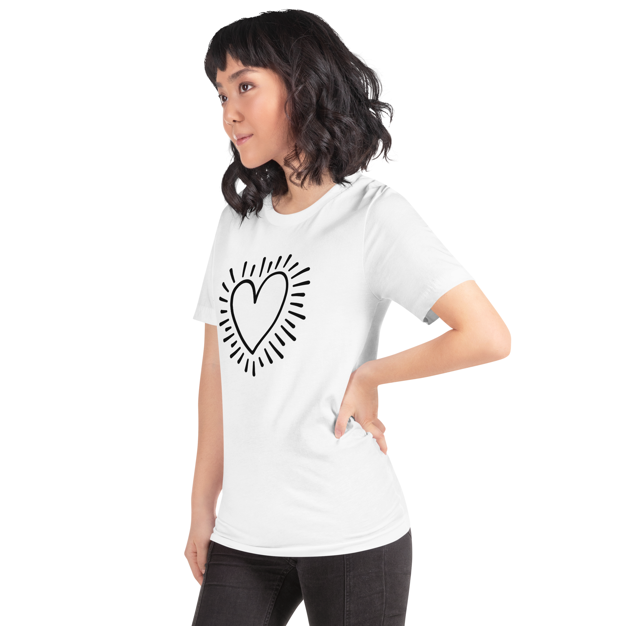 Damen-T-Shirt - Herz