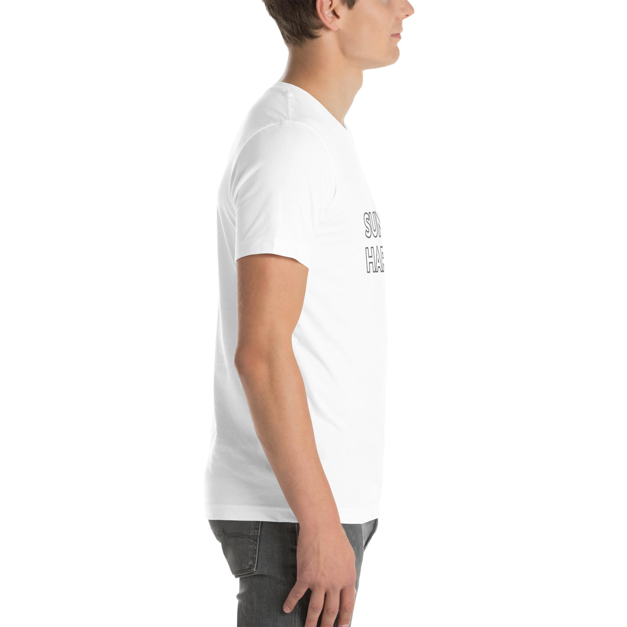 Men's Staple T-Shirt - Sunset Harbor