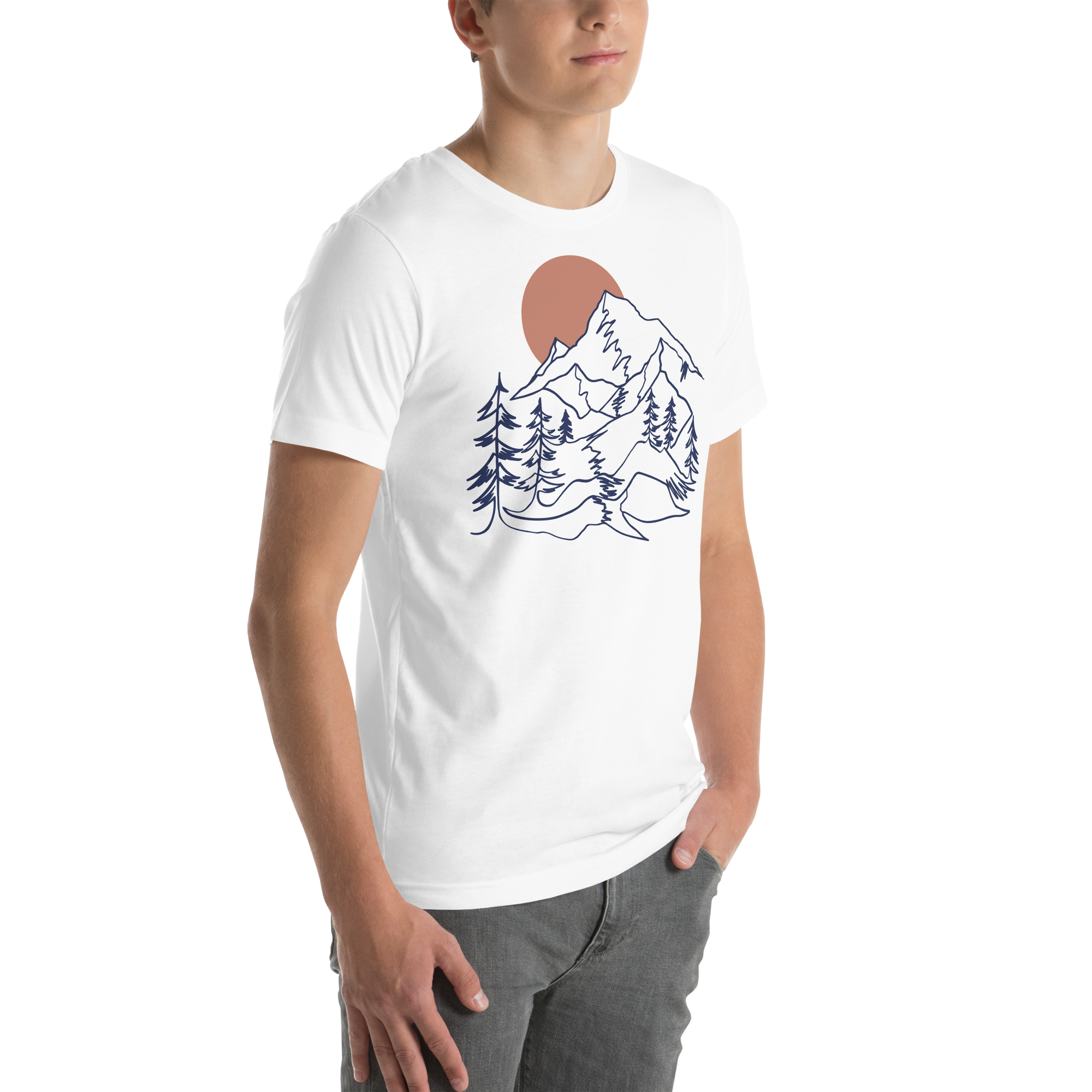 Mens t-shirt - Summit Sunset