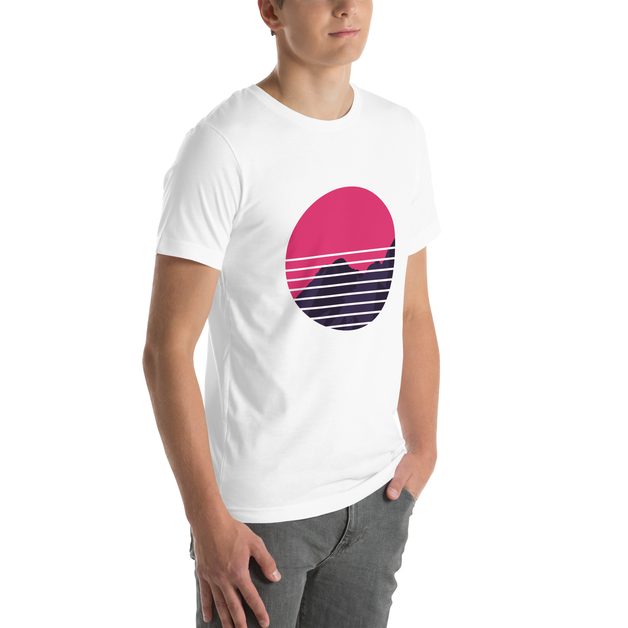 Mens t-shirt - Neon Peaks