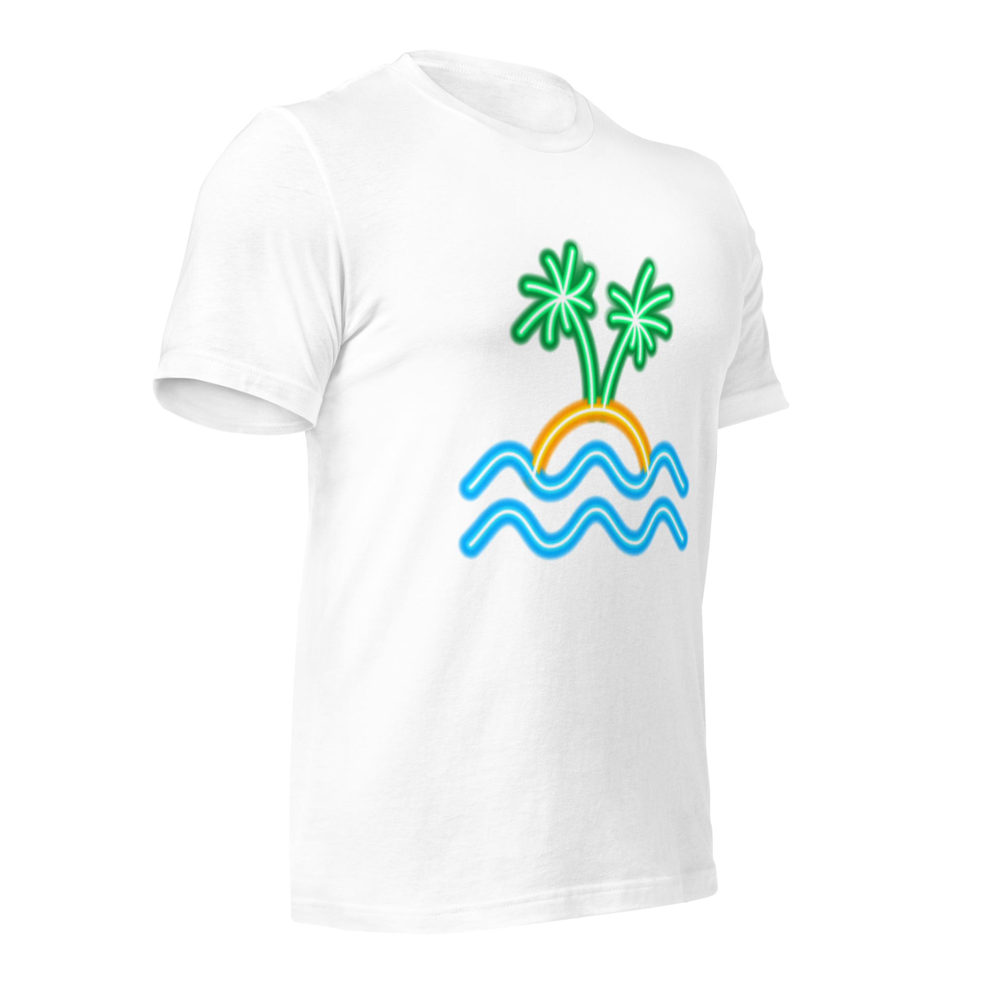 Womens t-shirt - Neon Island Nights