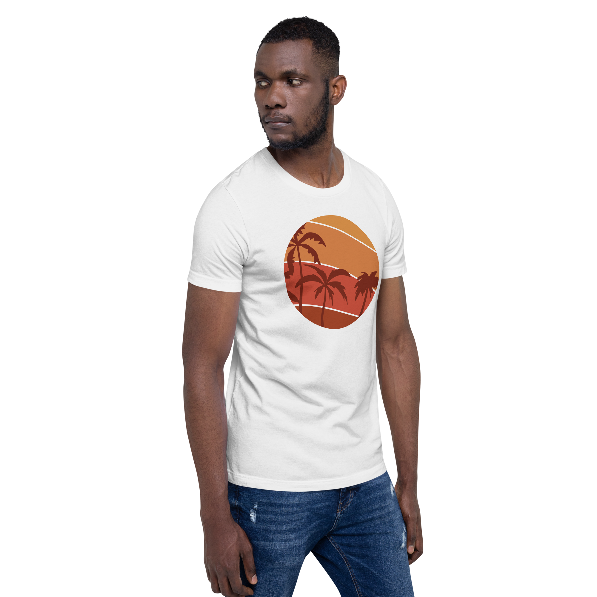 Camiseta de hombre - Sunset Palms