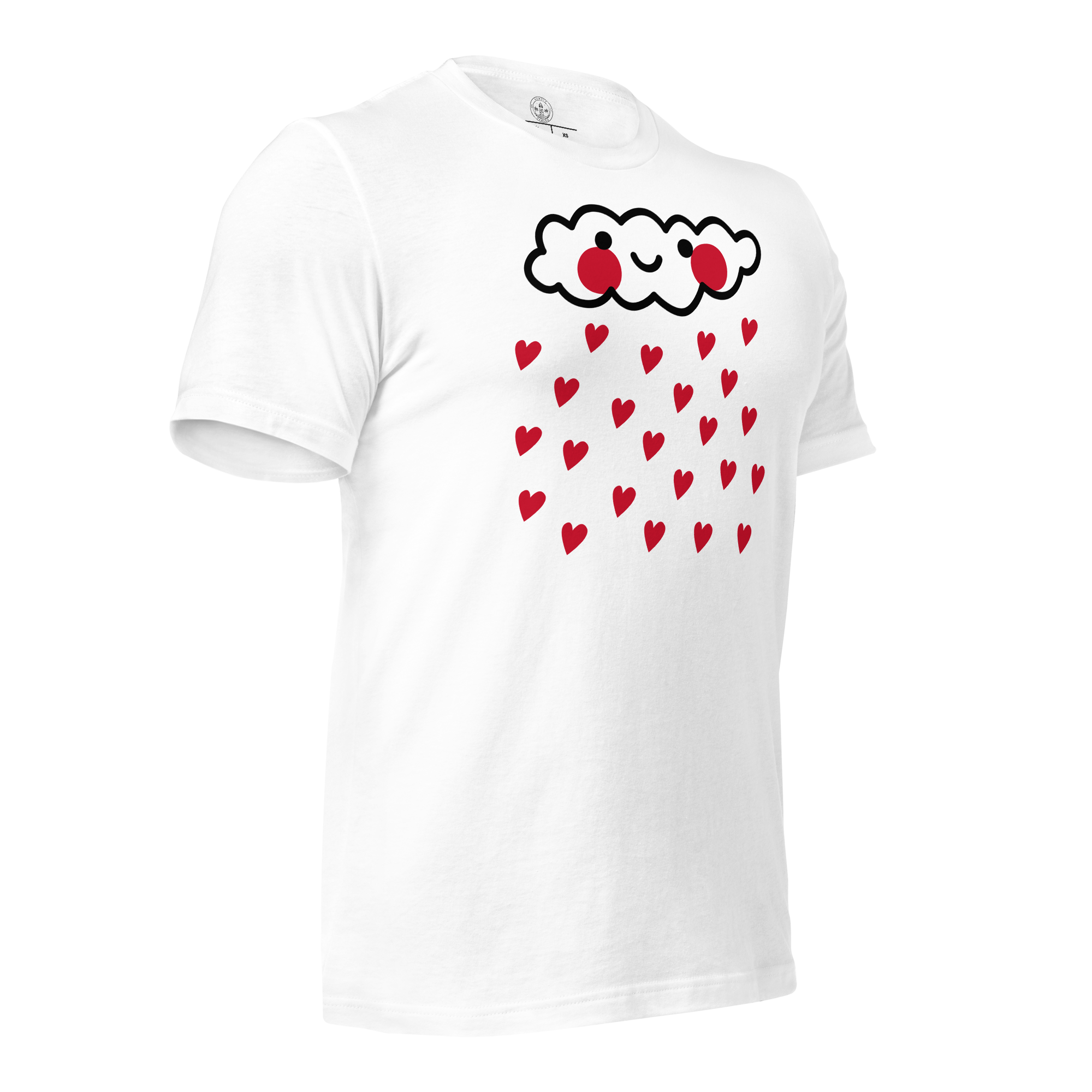 Women's t-shirt - Raining Hearts