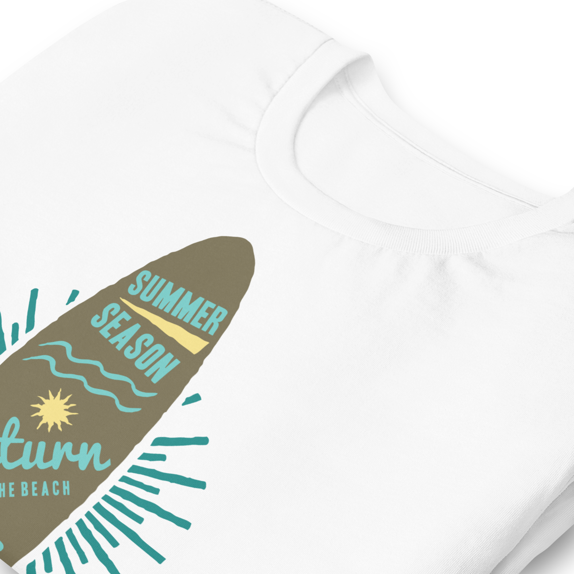 Unisex-T-Shirt – Surfbrett