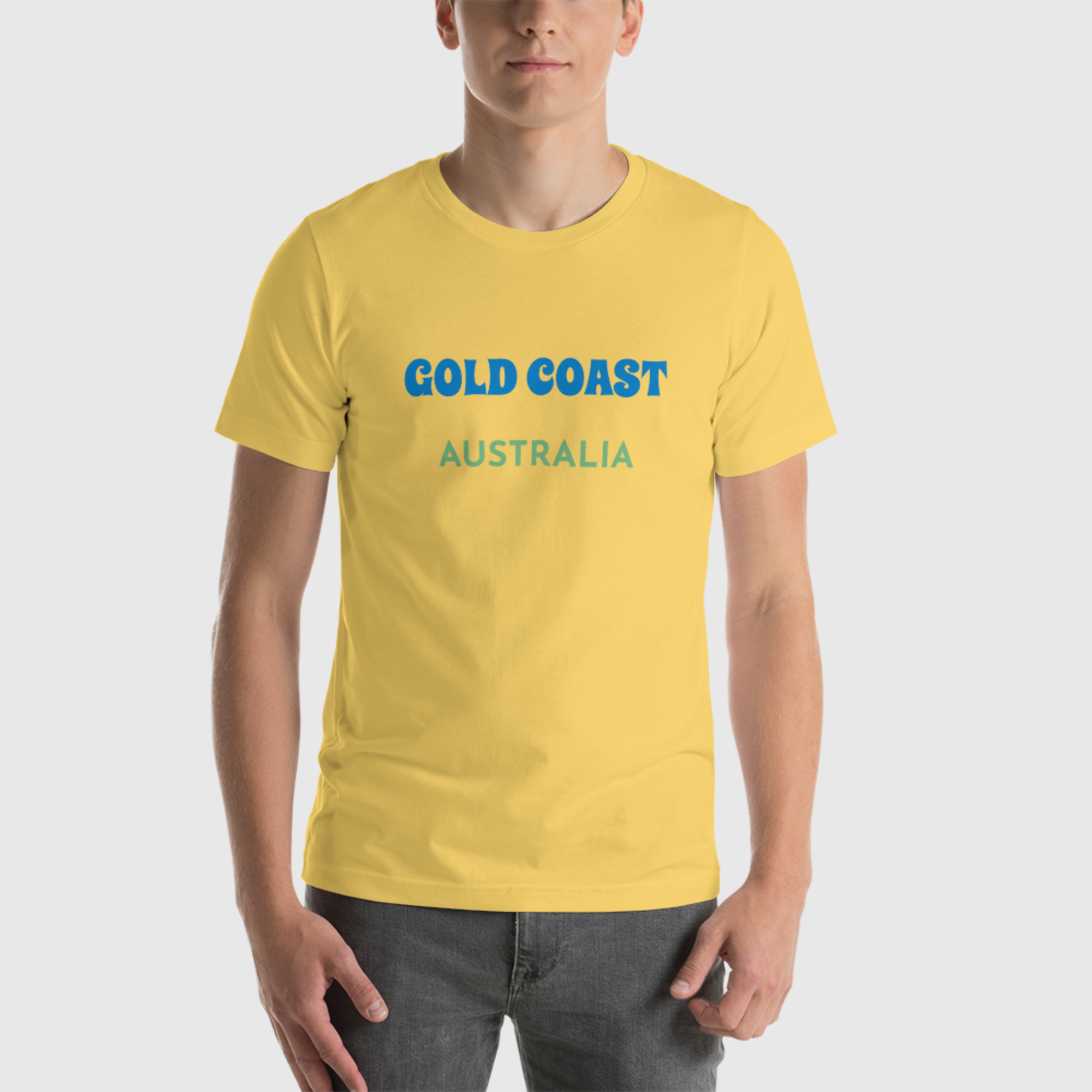 Unisex-T-Shirt – Goldküste